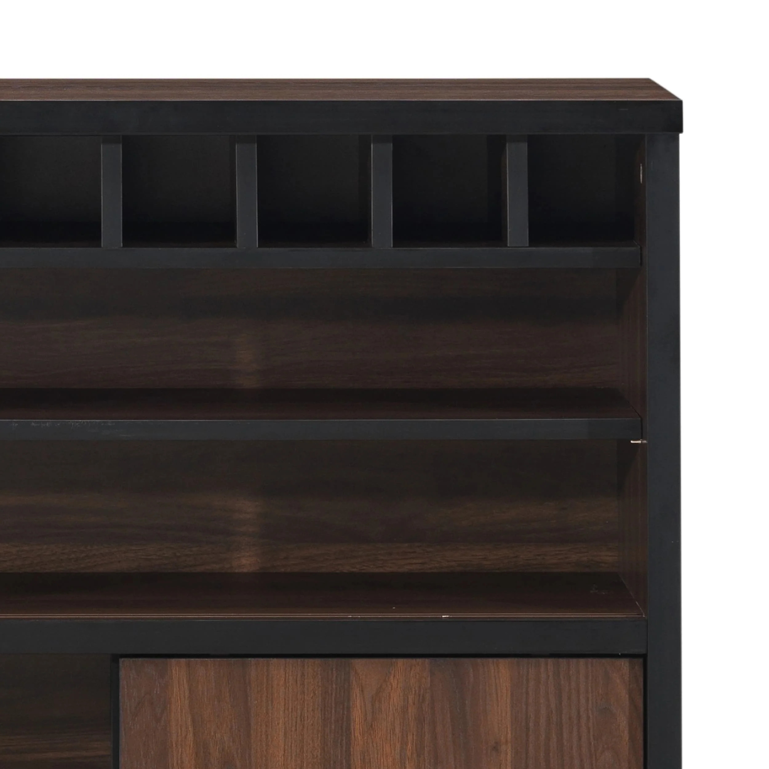 Hurlbut Wooden 6 Bottle Wine Cabinet by Christopher Knight Home
