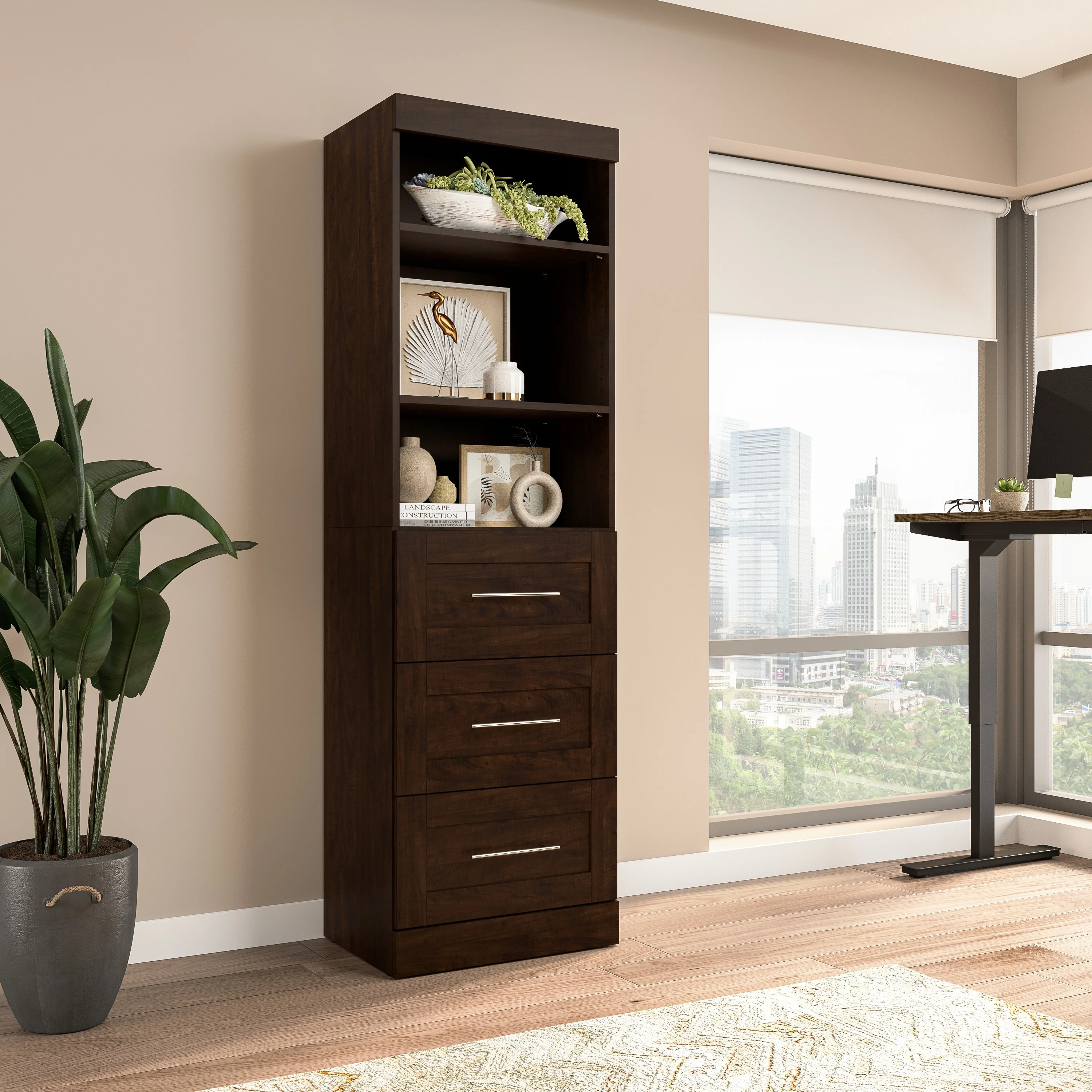 Pur 25W Closet Organizer with Drawers by Bestar