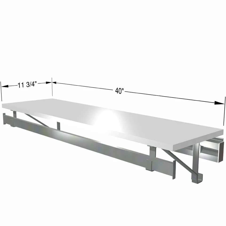 arrange a SPACE RCMSY Single Shelf-Hang Closet System