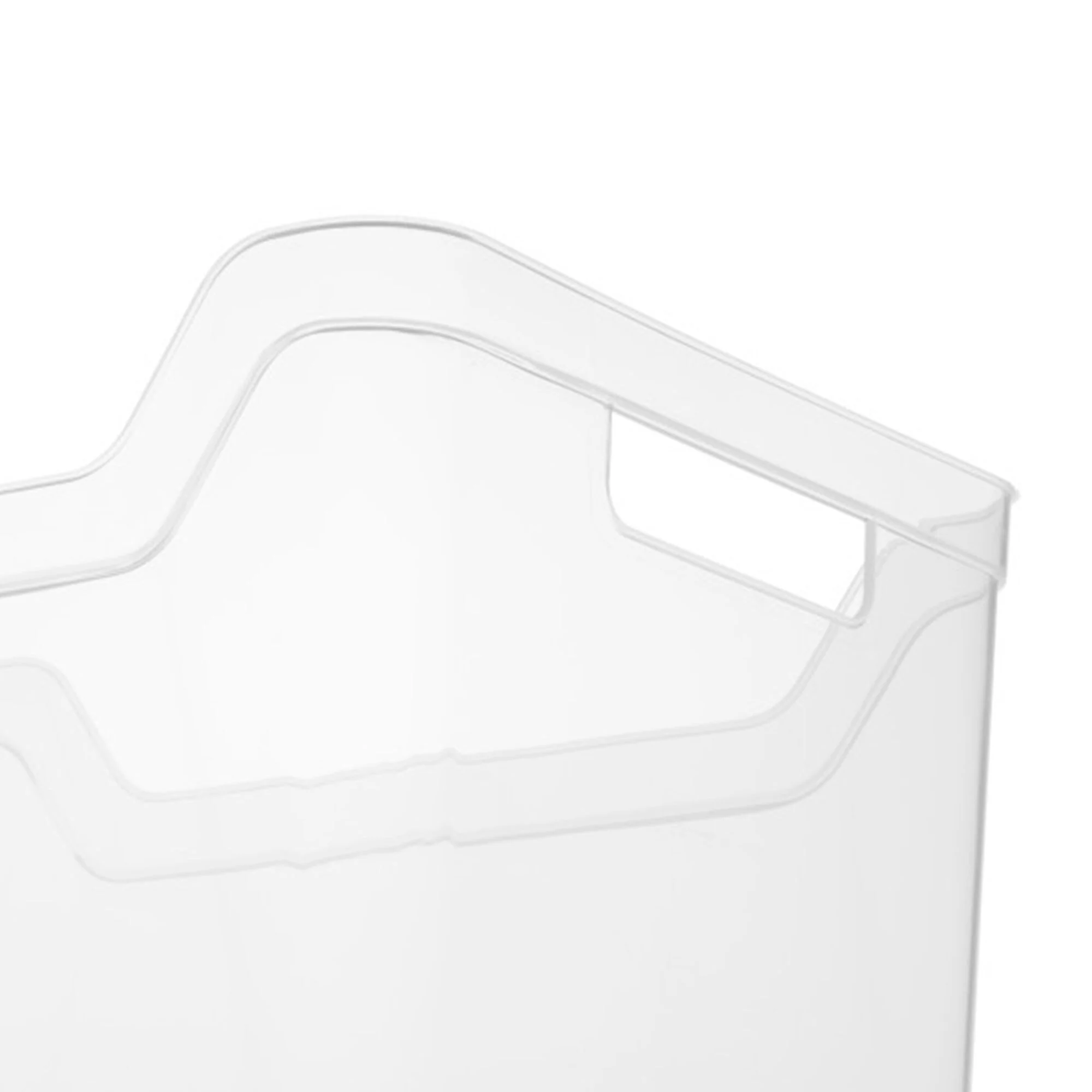 Sterilite Wide Shelf Home Office Storage Organizing Plastic Bin, 12 Pack, Clear - 1.12