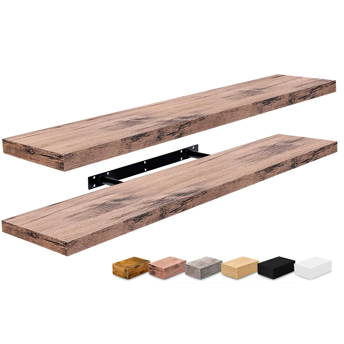 Sorbus Long Floating Shelves for Wall Set of 2 - 35
