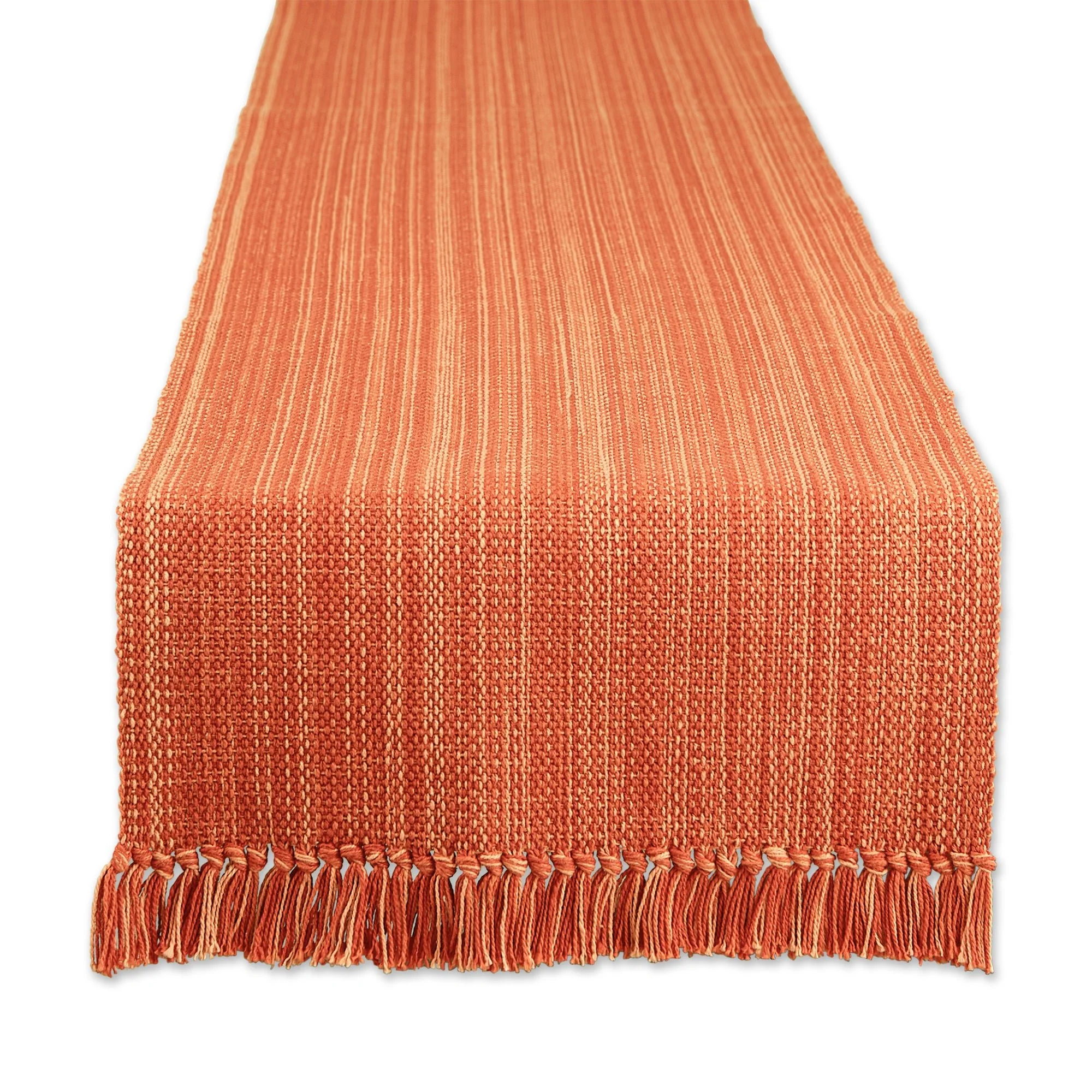 Spice Variegated Fringe Table Runner 13X72