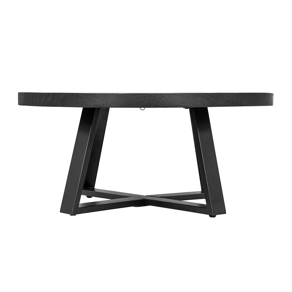 Round Coffee Table, Black