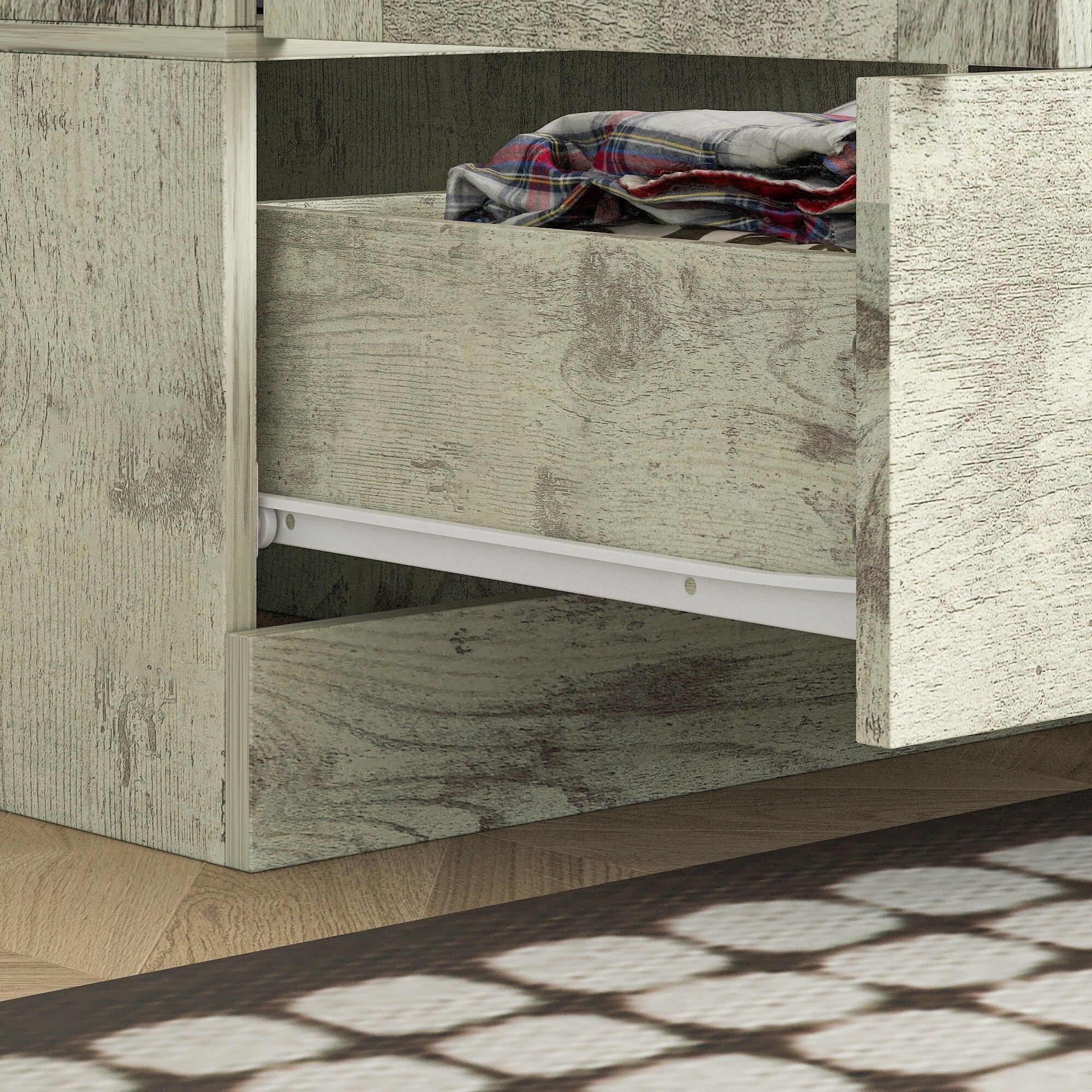 Contemporary Modern Freestanding Wardrobe Armoire Closet, 70