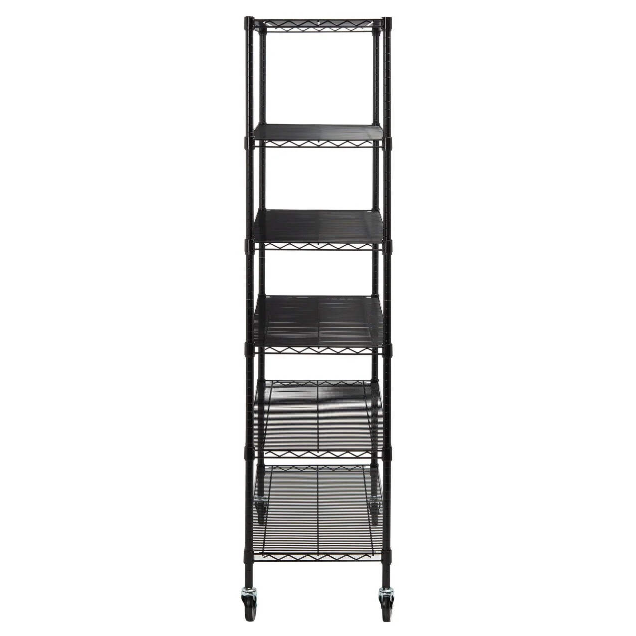 SAFAVIEH Storage Felecia 6 Tier Heavy Duty Commercial Chrome Wire Shelf - 47.6