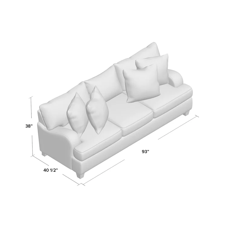 Somerville 93'' Upholstered Sofa