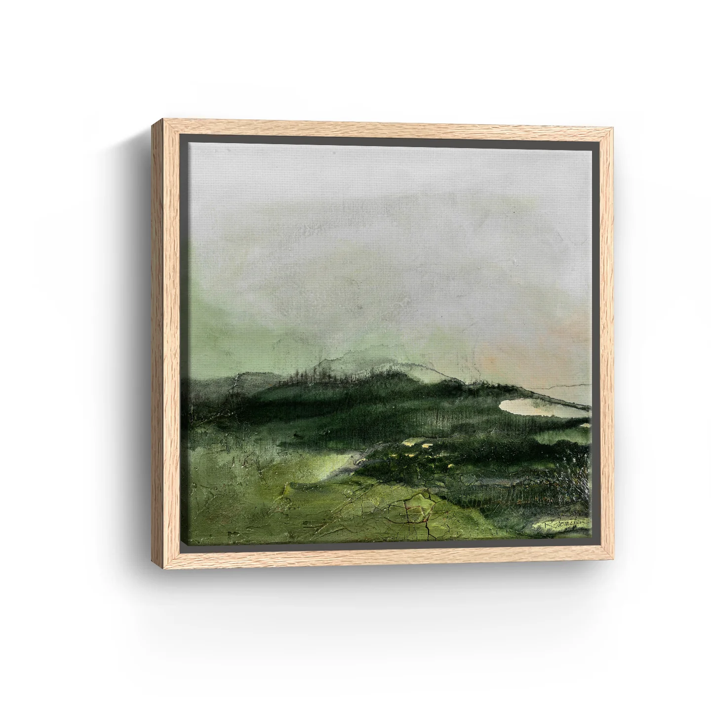 Distant Pines Canvas Giclee