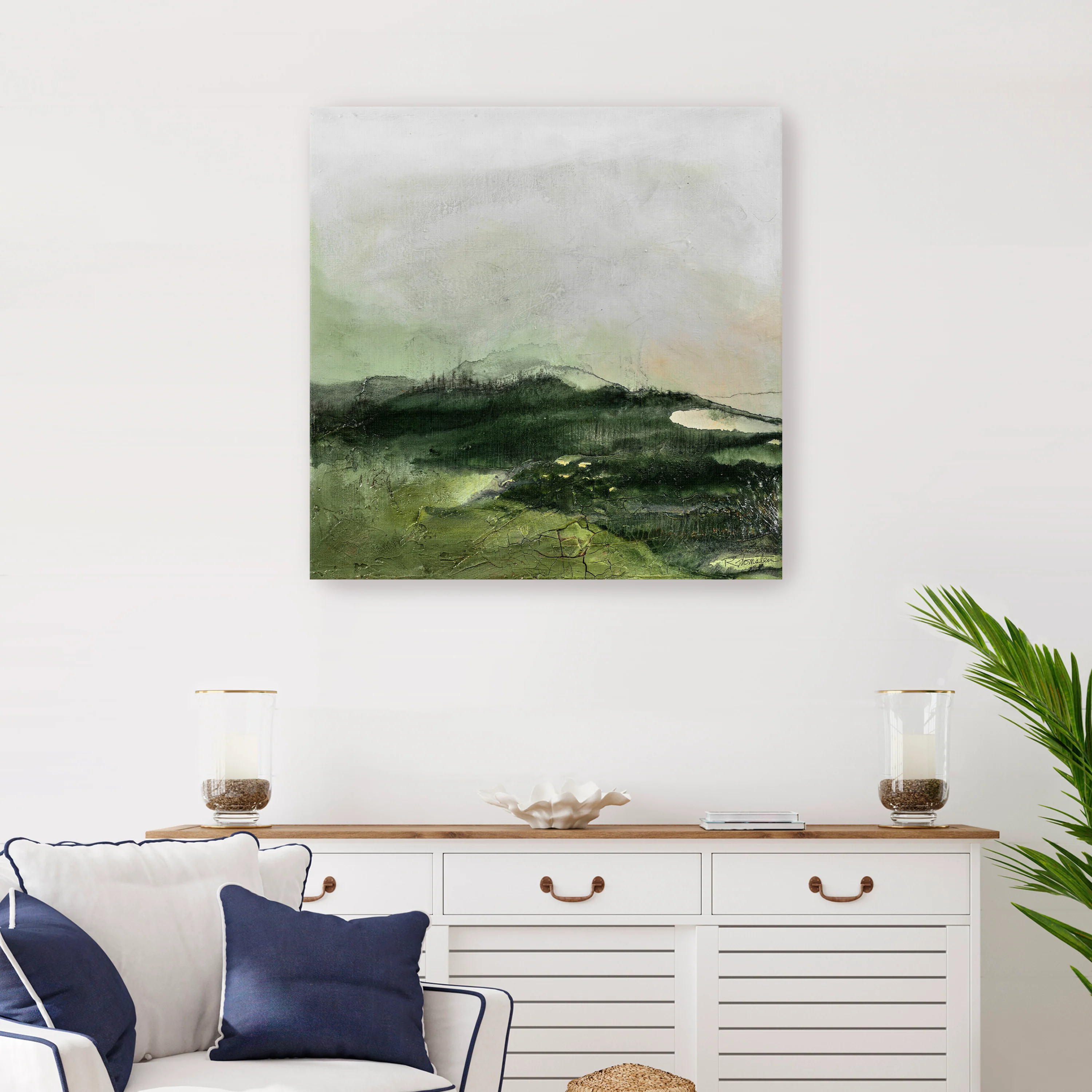 Distant Pines Canvas Giclee