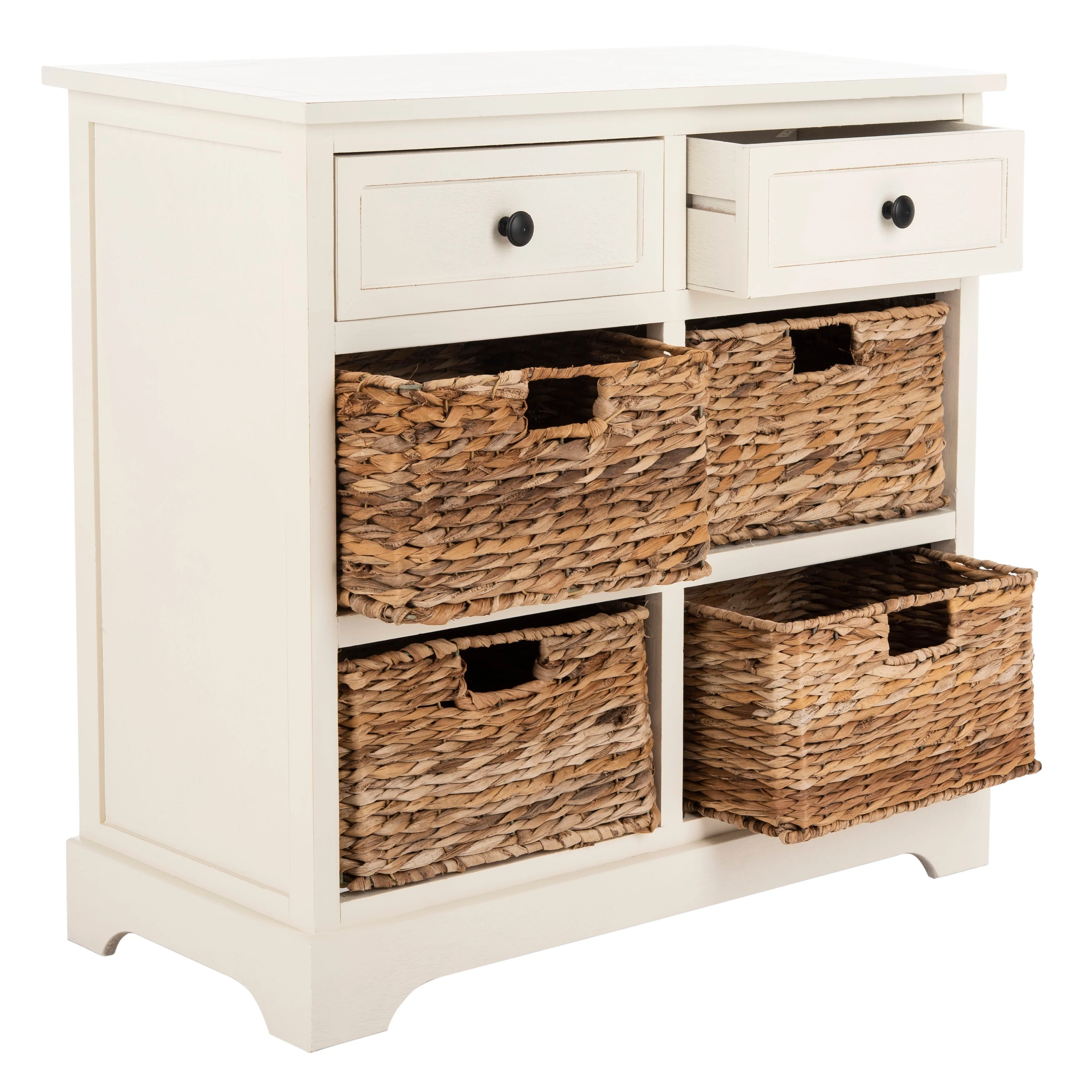 SAFAVIEH Ardelia 6-Drawer Grey Storage Unit (Fully Assembled) - 29.9 x 13 x 26 - 30Wx13Dx26H