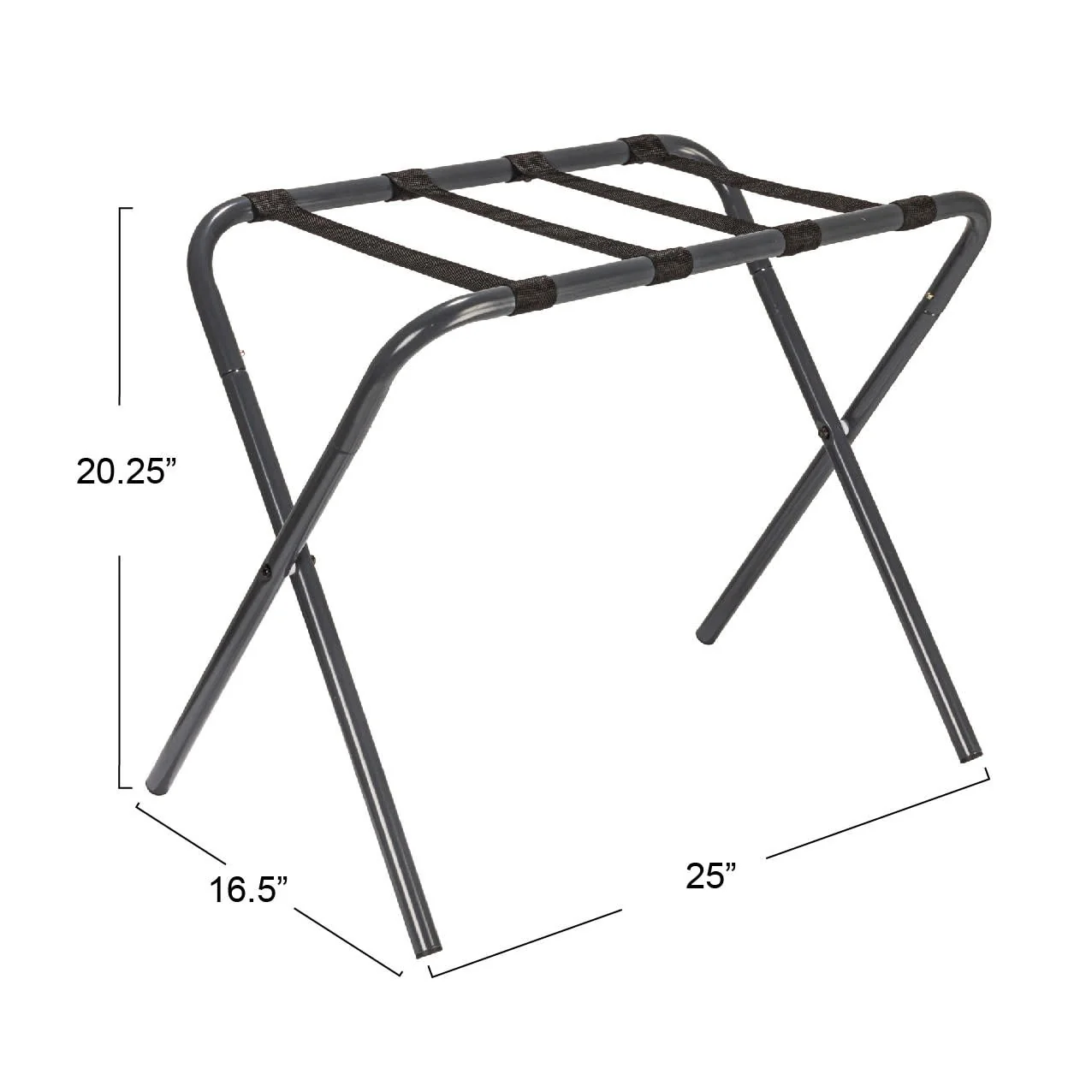 Household Essentials Luggage Rack with Straps