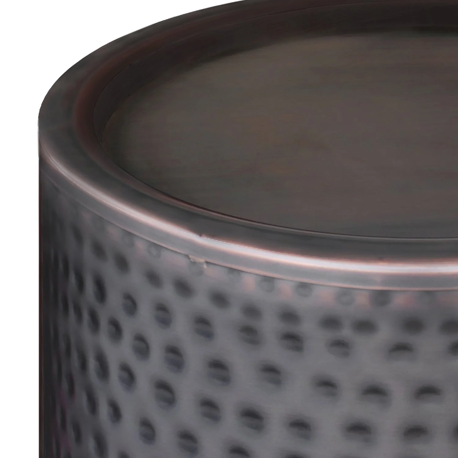 Hyperion Side Table with Round Cylinder Shape