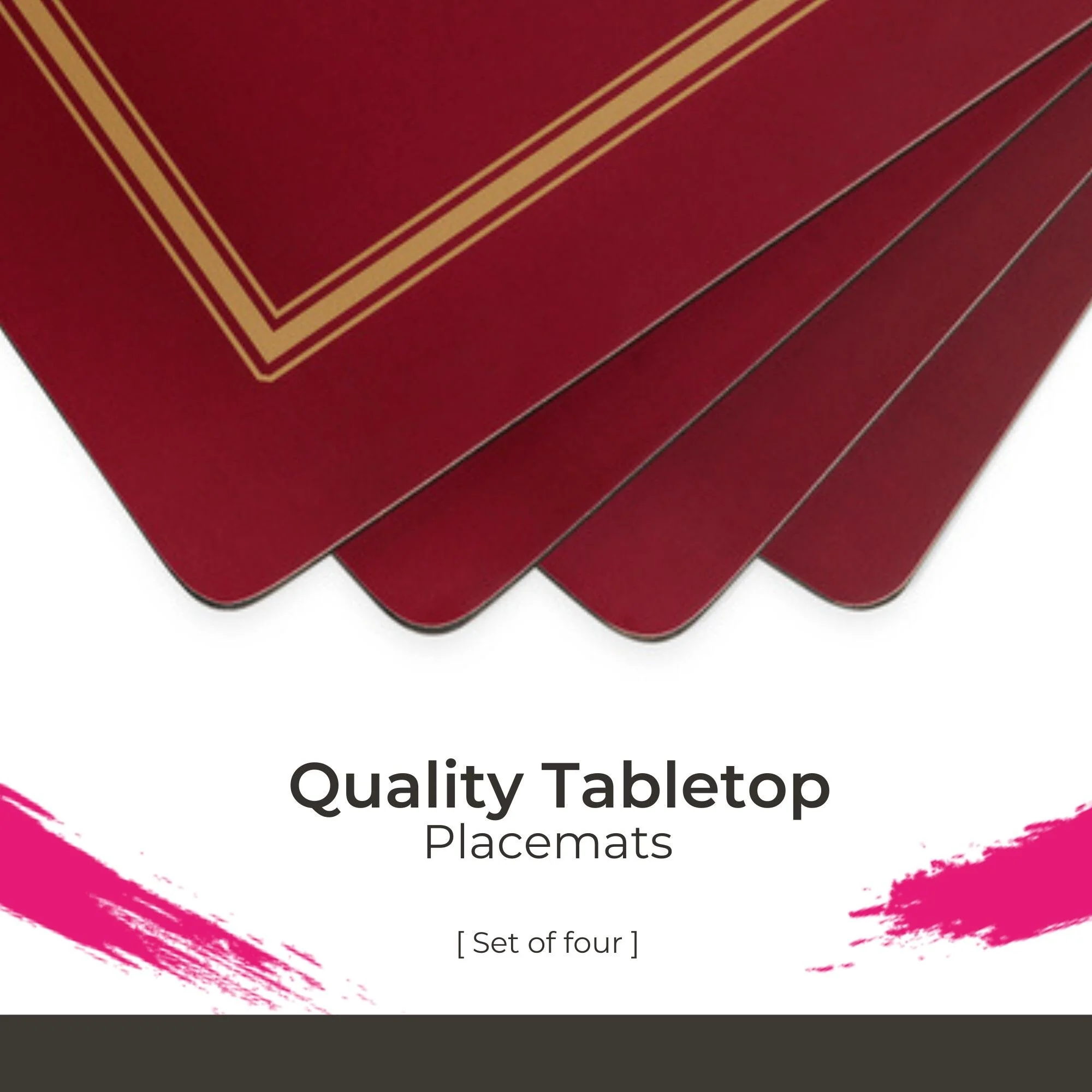 Pimpernel Set of 4 Classic Placemats - 15.7” x 11.7” each