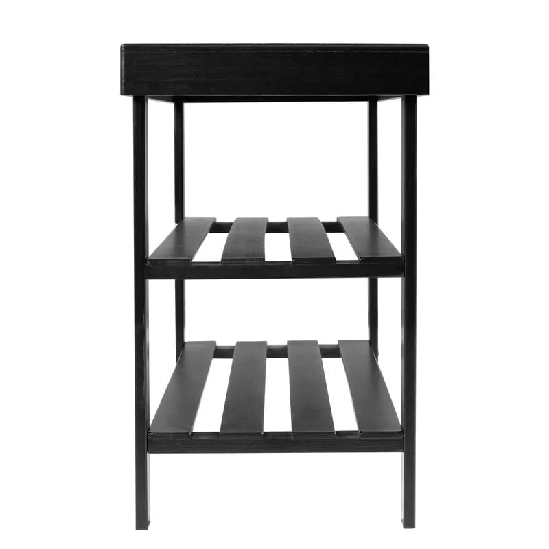 3-Tier Shoe Rack Bench Shoe Storage Organizer Holds Up to 240 lbs
