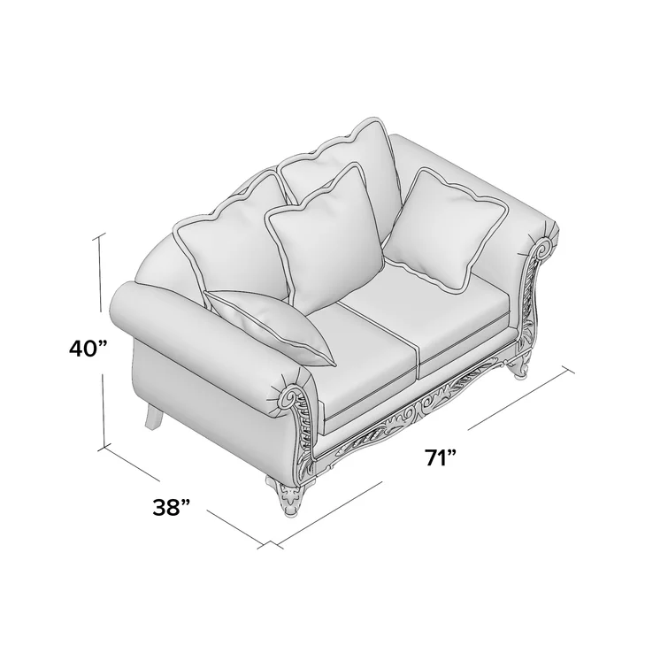 Latorre 71'' Upholstered Loveseat