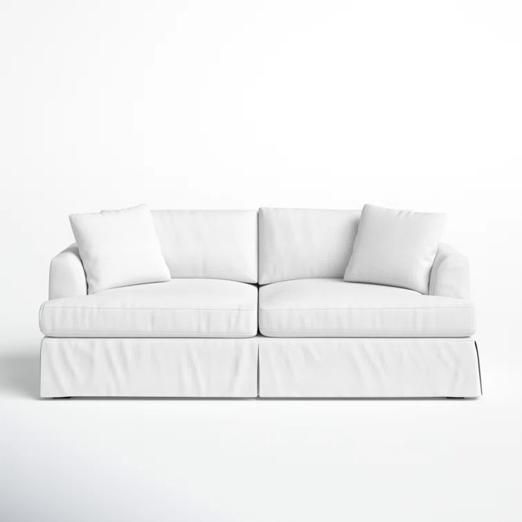 Lucia 92.5'' Slipcovered Sofa