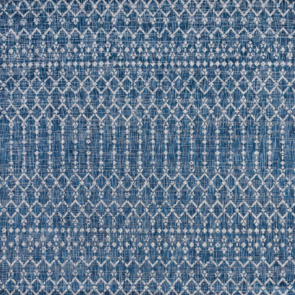 Ourika Moroccan Geometric Textured Weave Indoor/Outdoor Area Rug