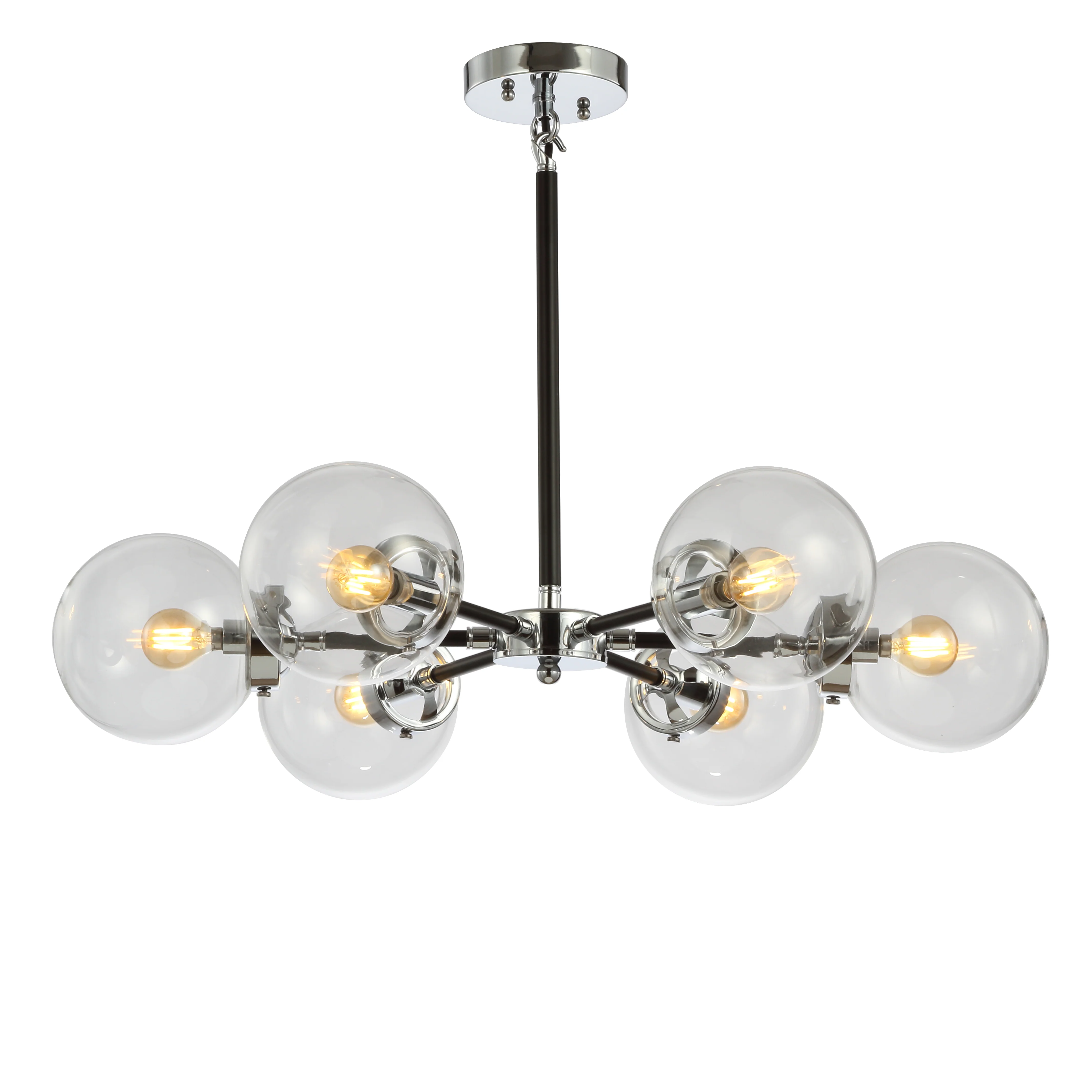 Caleb Brass Cluster Pendant