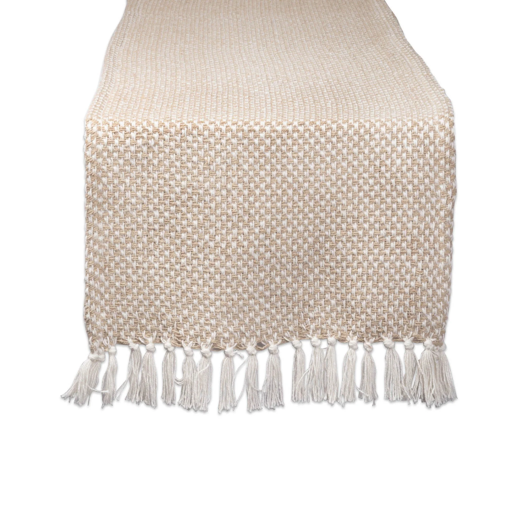 Stone Woven Table Runner 15X72