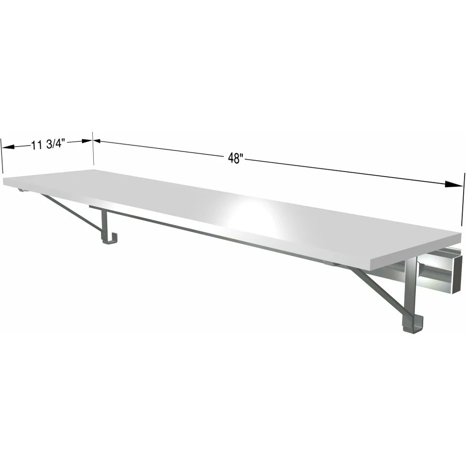 arrange a SPACE RCSS12 Single Wall Mounted Shelf (SHELF ONLY - no hang)