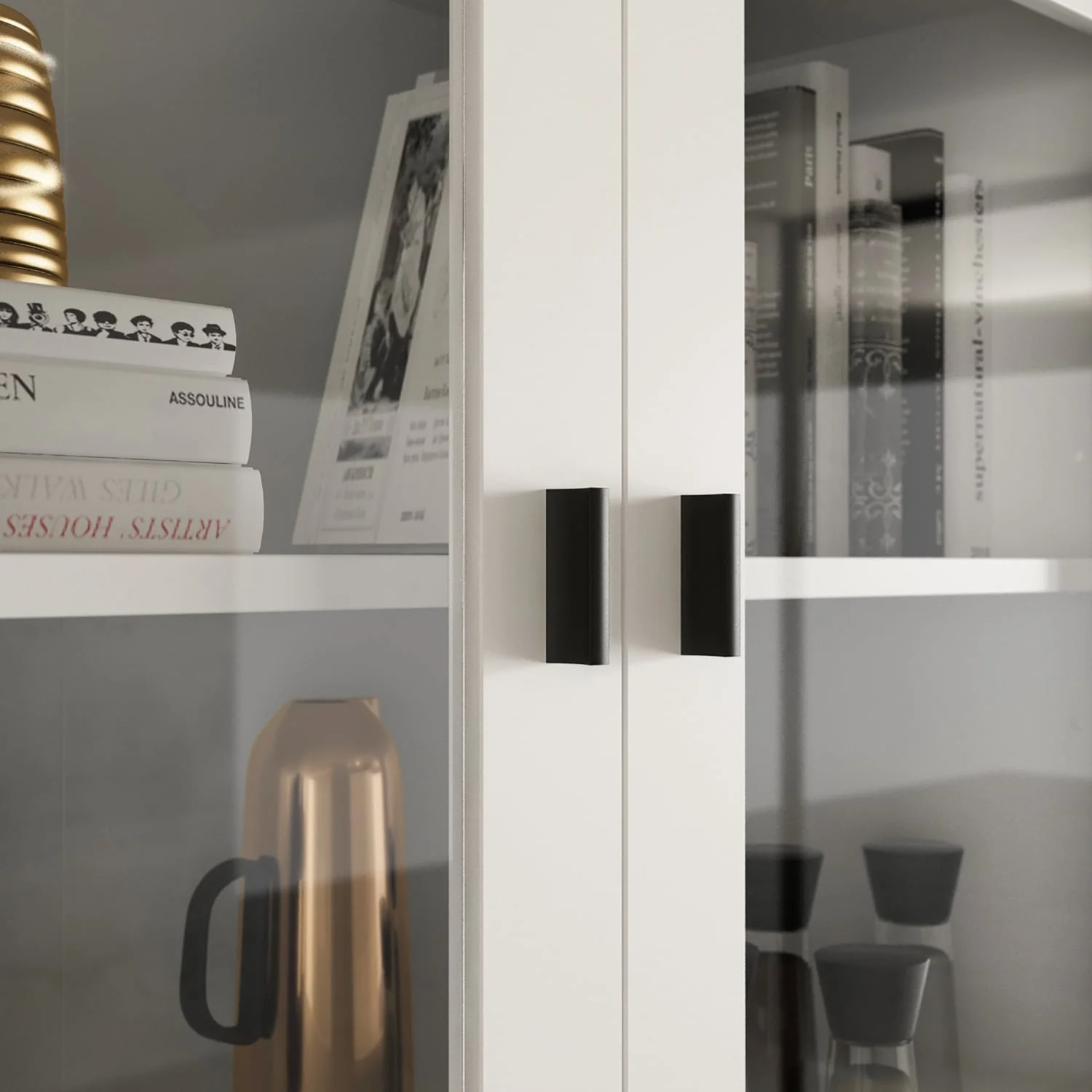 Combined BookShelves Kitchen Cabinet Display Cabinet Pantry Bookcase