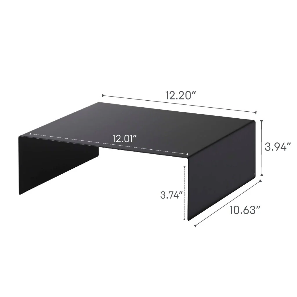 Yamazaki Home Riser Shelf (Set of 2), Steel, Holds 4.4 lbs.
