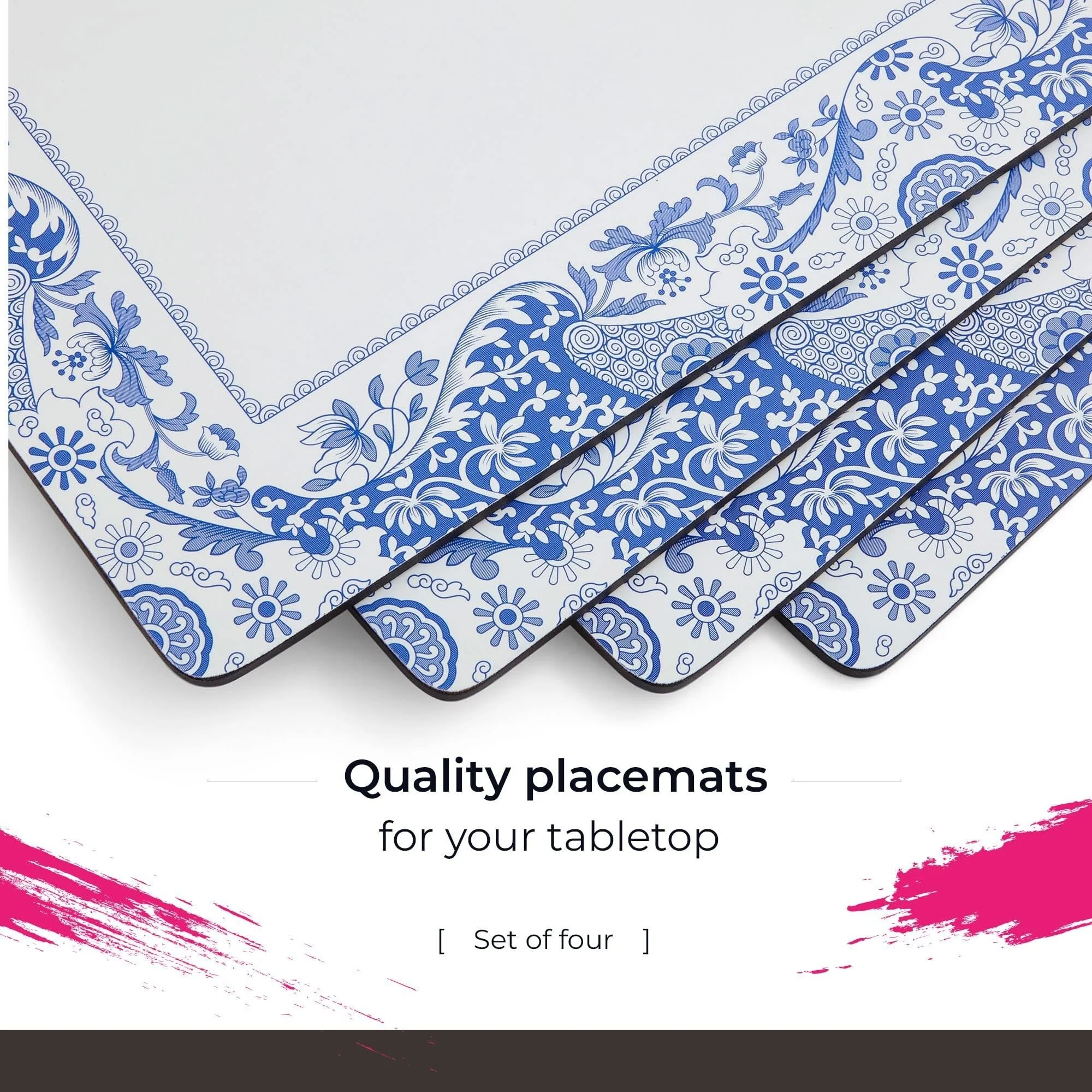 Pimpernel Set of 4 Brocato Placemats - 15.7 inches x 11.7 each