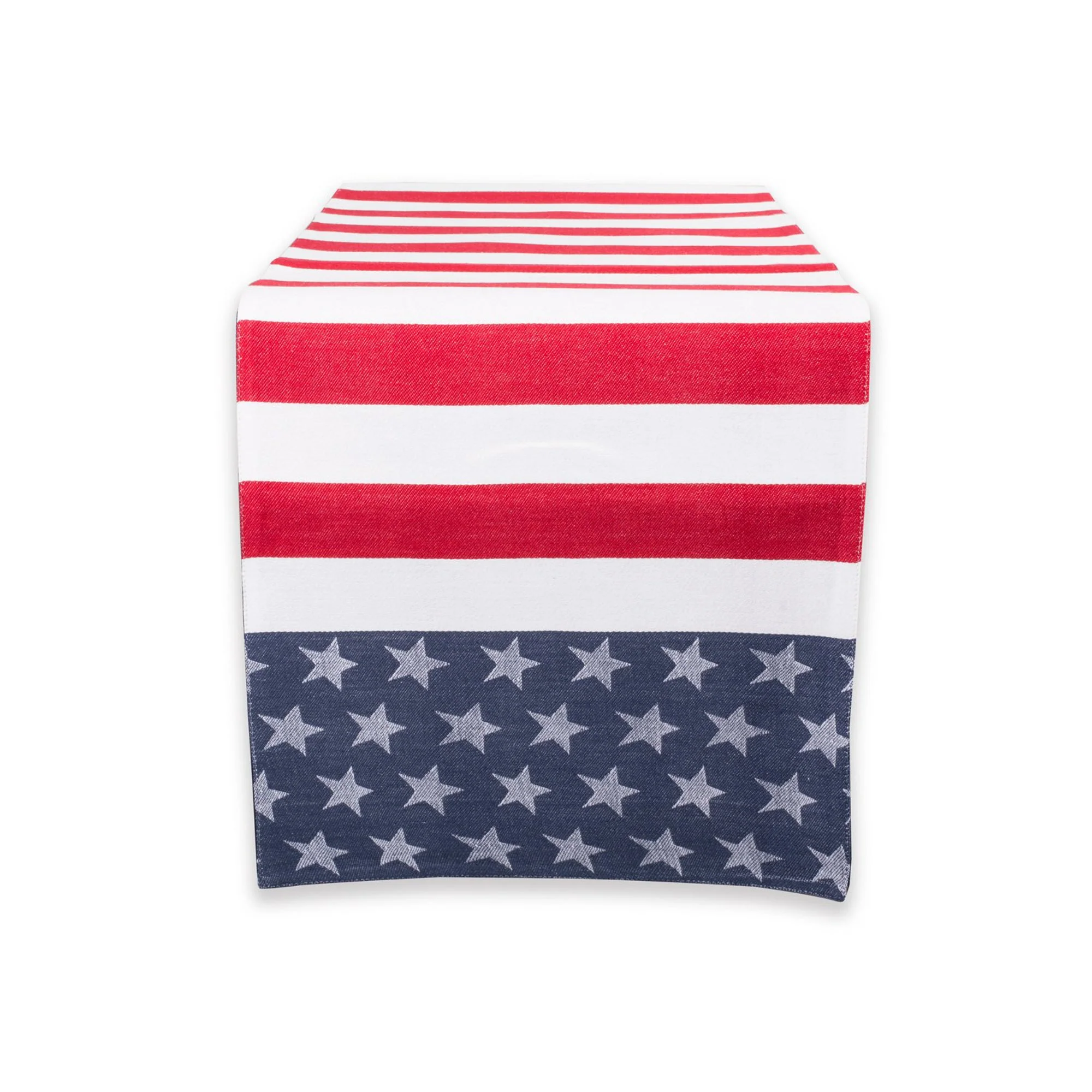 Stars & Stripes Jacquard 14X54 Table Runner