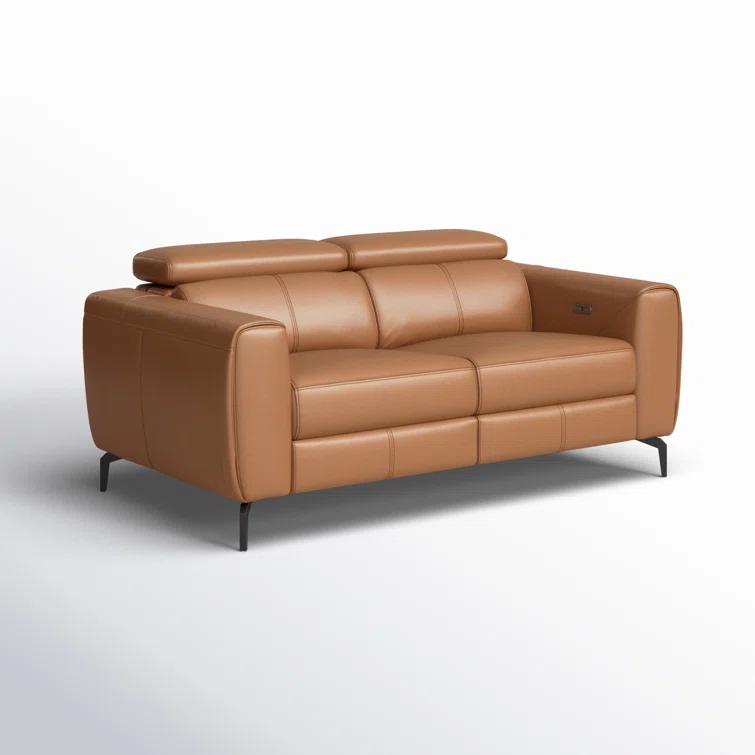 Gonsalez 70'' Upholstered Power Reclining Loveseat