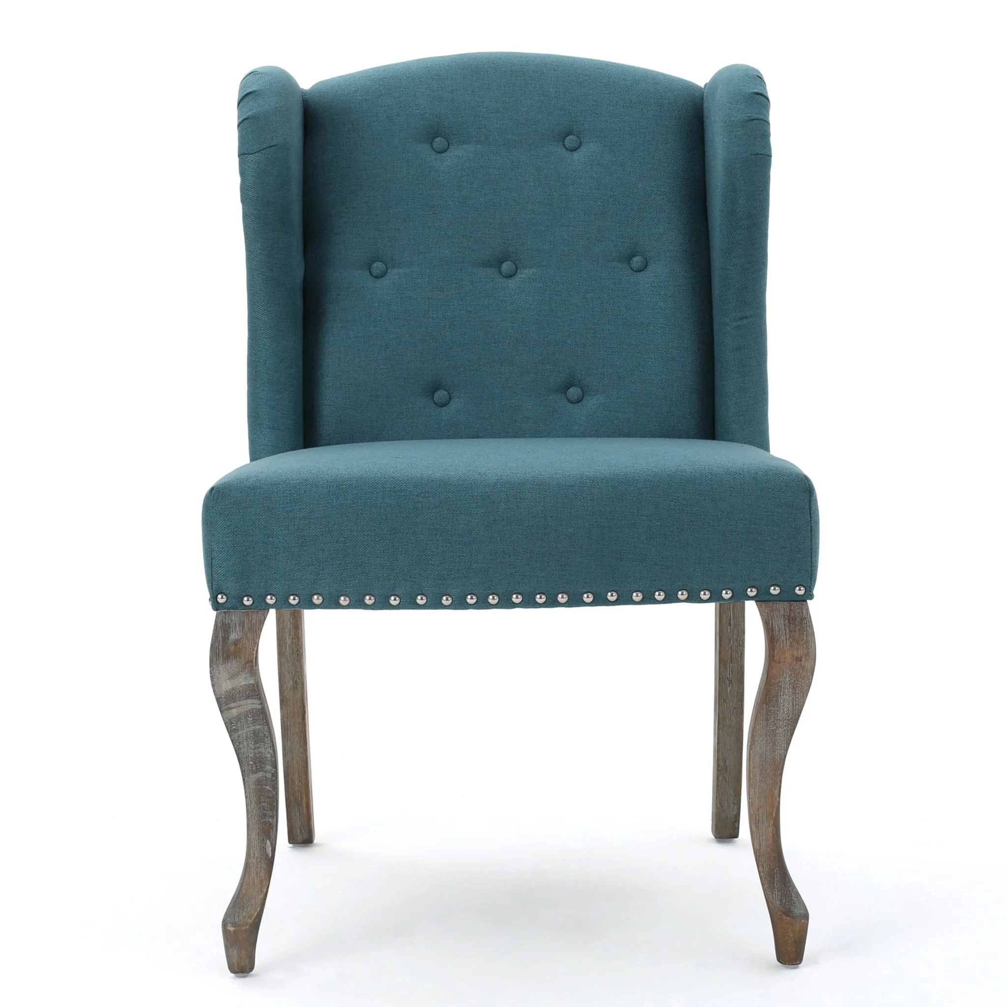 Valsa Upholstered Accent Chair with Nailhead Trim and Wing Back