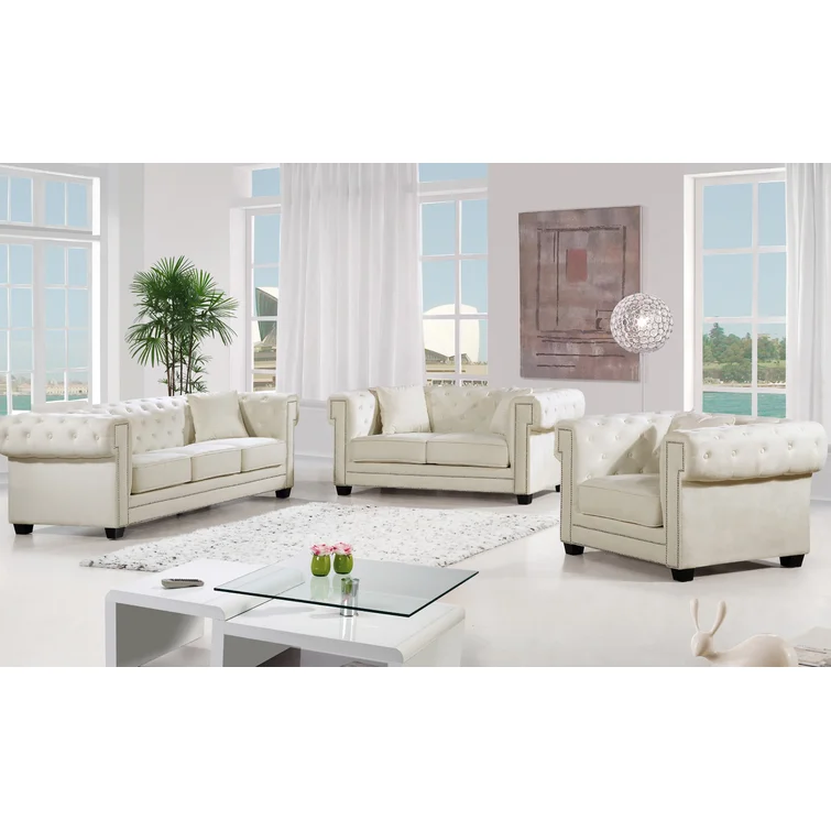 Galiana 90'' Velvet Sofa