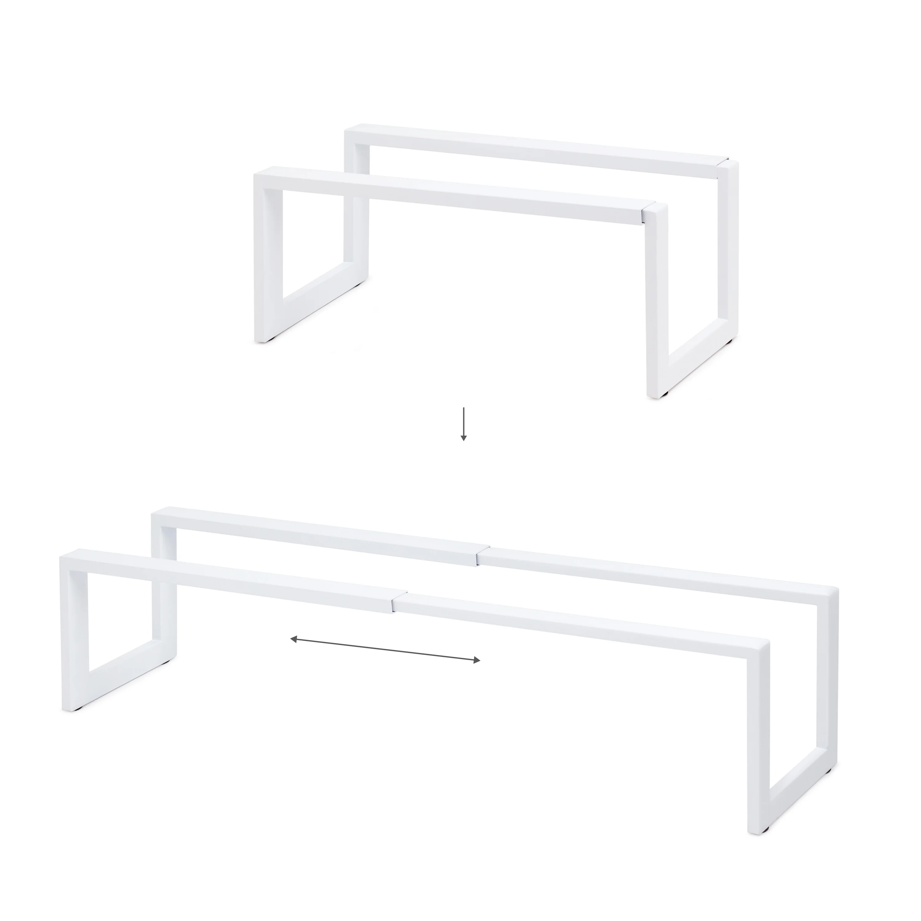 Qualiazero Heavy Duty Steel Expandable Shoe Rack