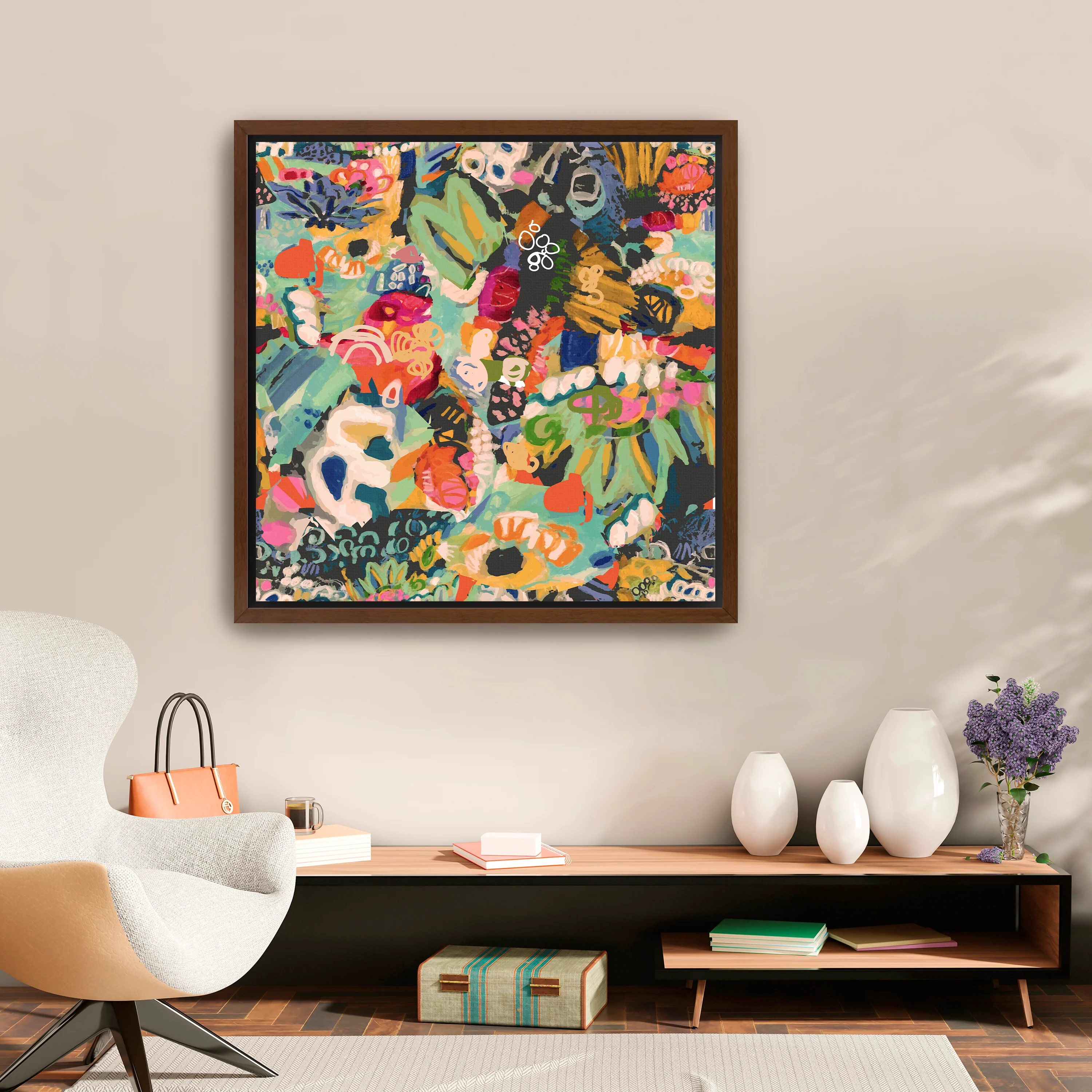 Bold Garden Canvas Giclee