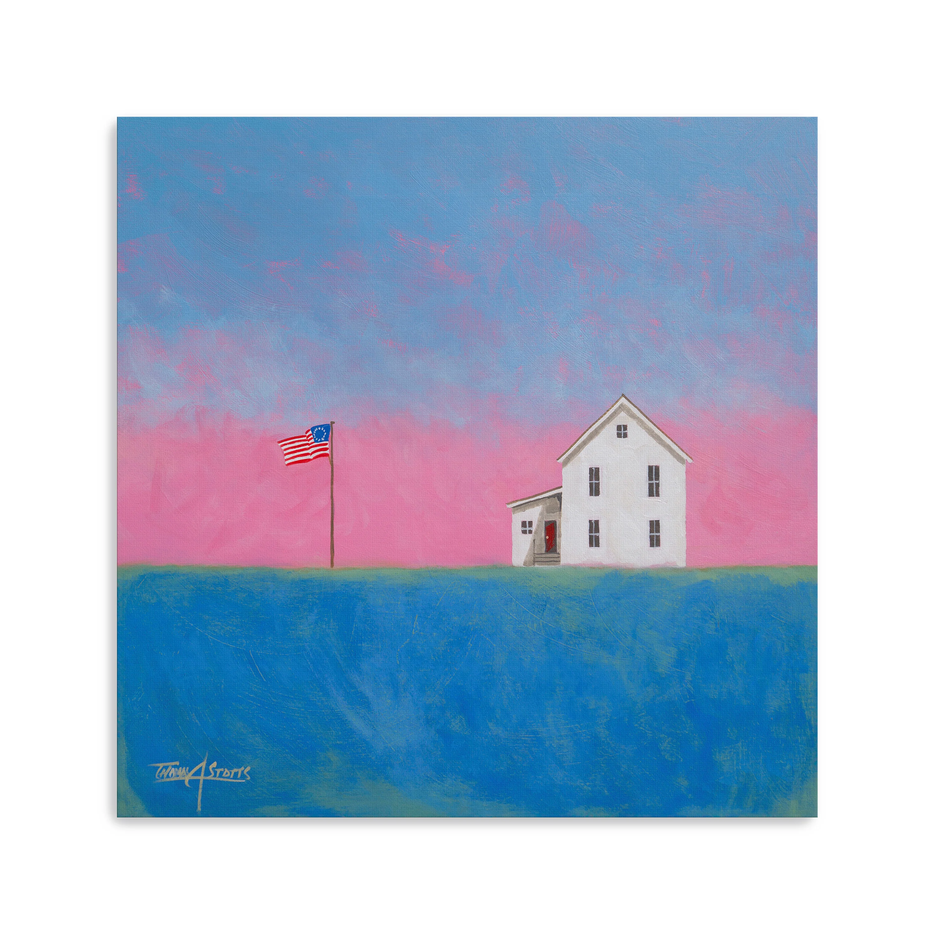 Echoes I Canvas Giclee