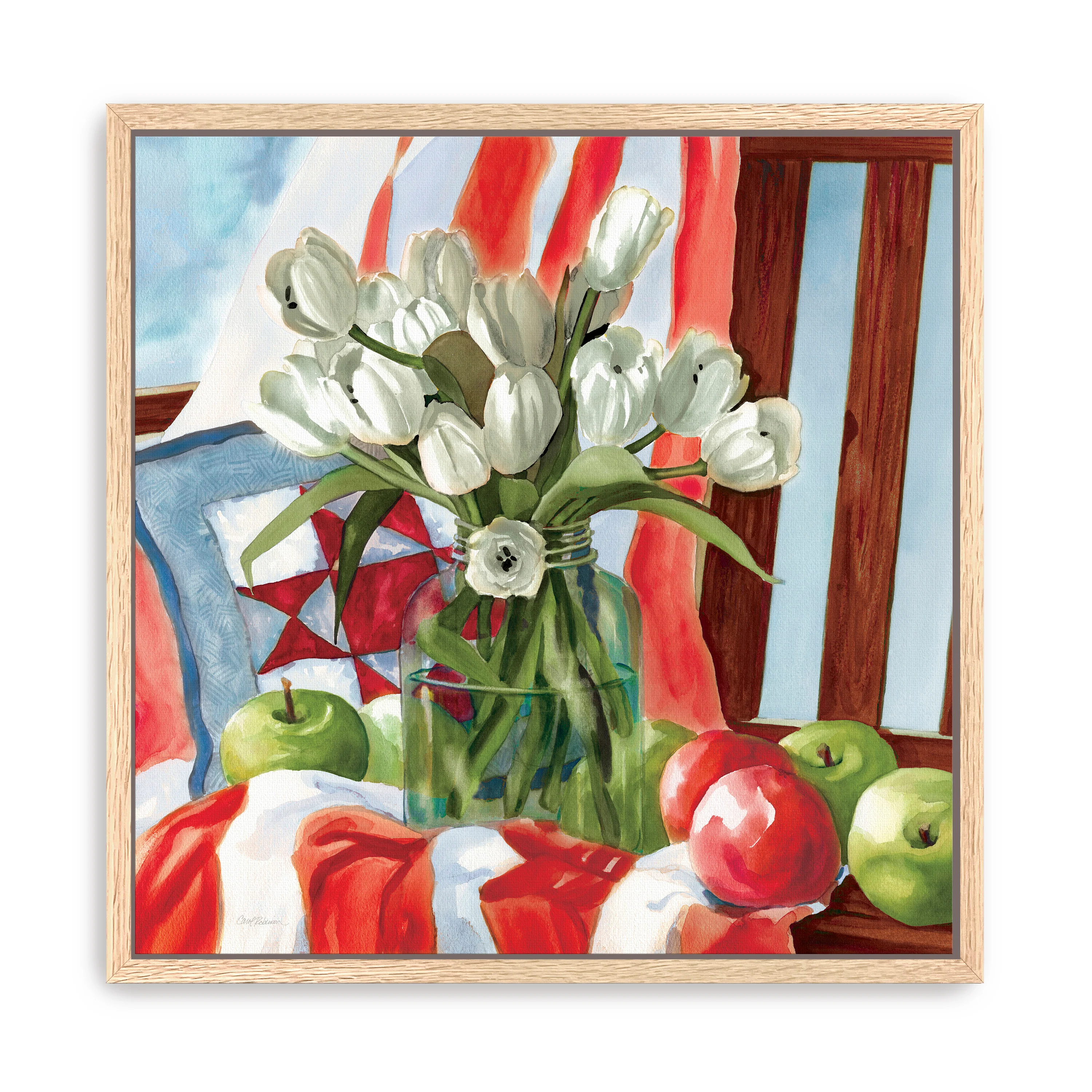 July Tulips Canvas Giclee