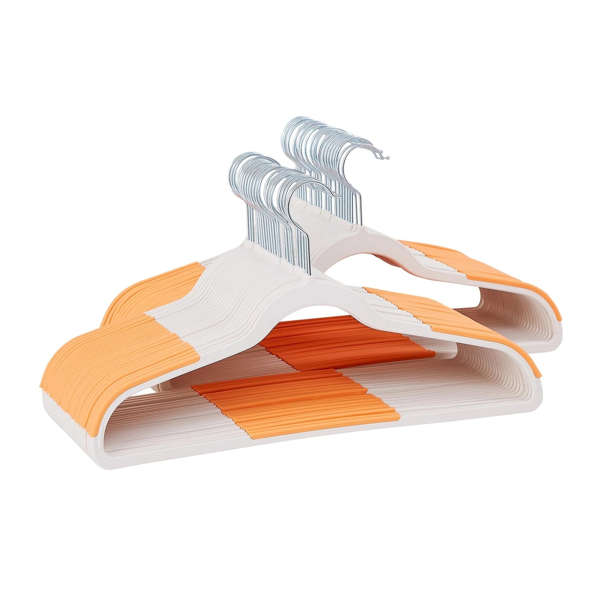 Clothes Hangers Plastic Coat Hangers Non-Slip Space-Saving Swivel Hook