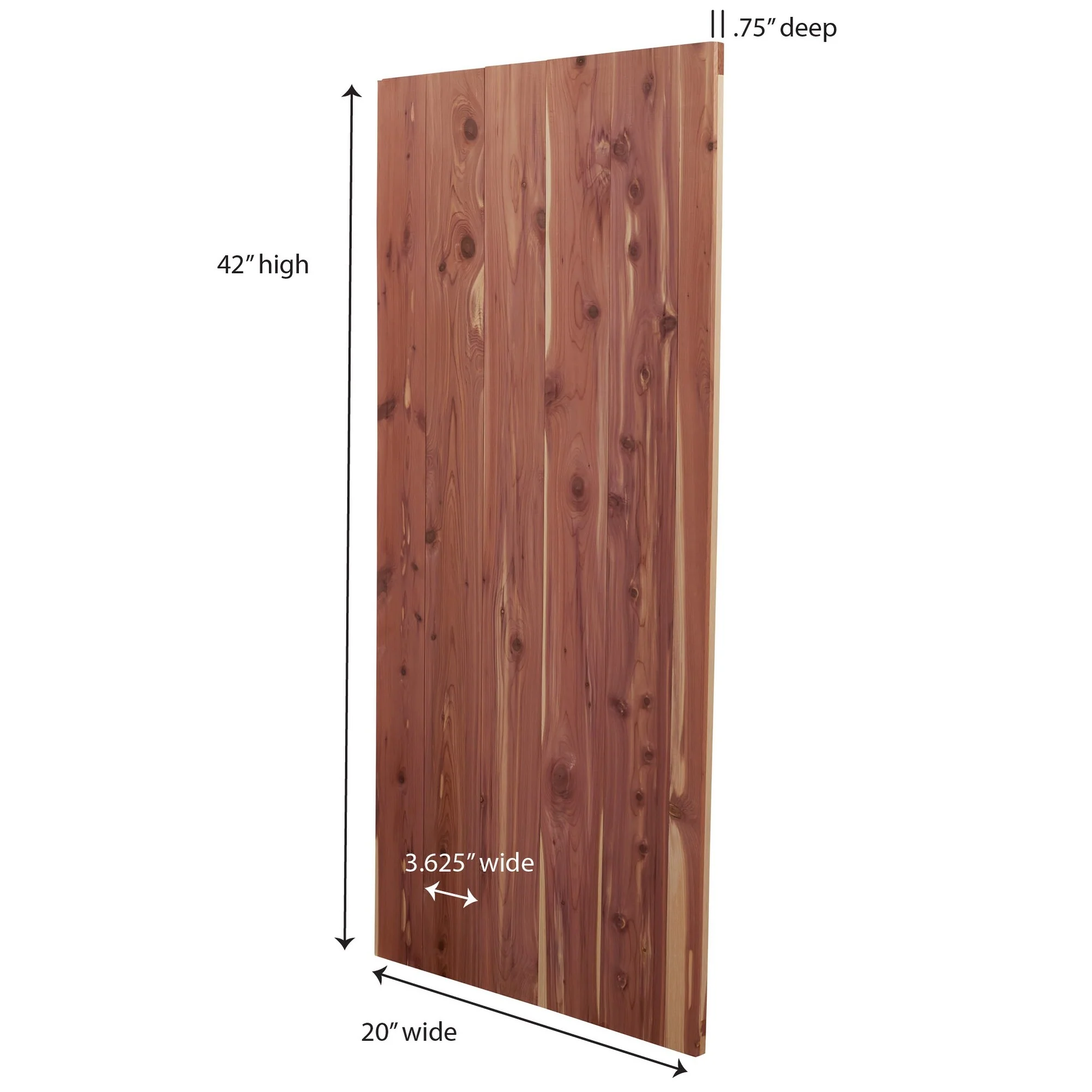 Household Essentials Bracket Free Fresh Cedar Panels - 42
