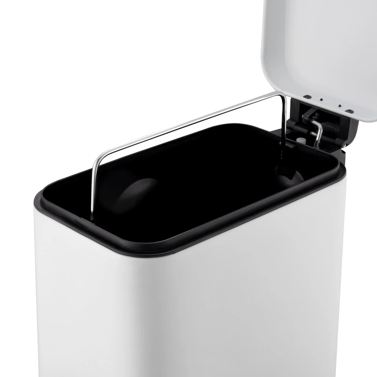 Qualiazero 5L / 1.3 Gal + 5L / 1.3 Gal Slim Stainless Steel Step Can Twin Pack