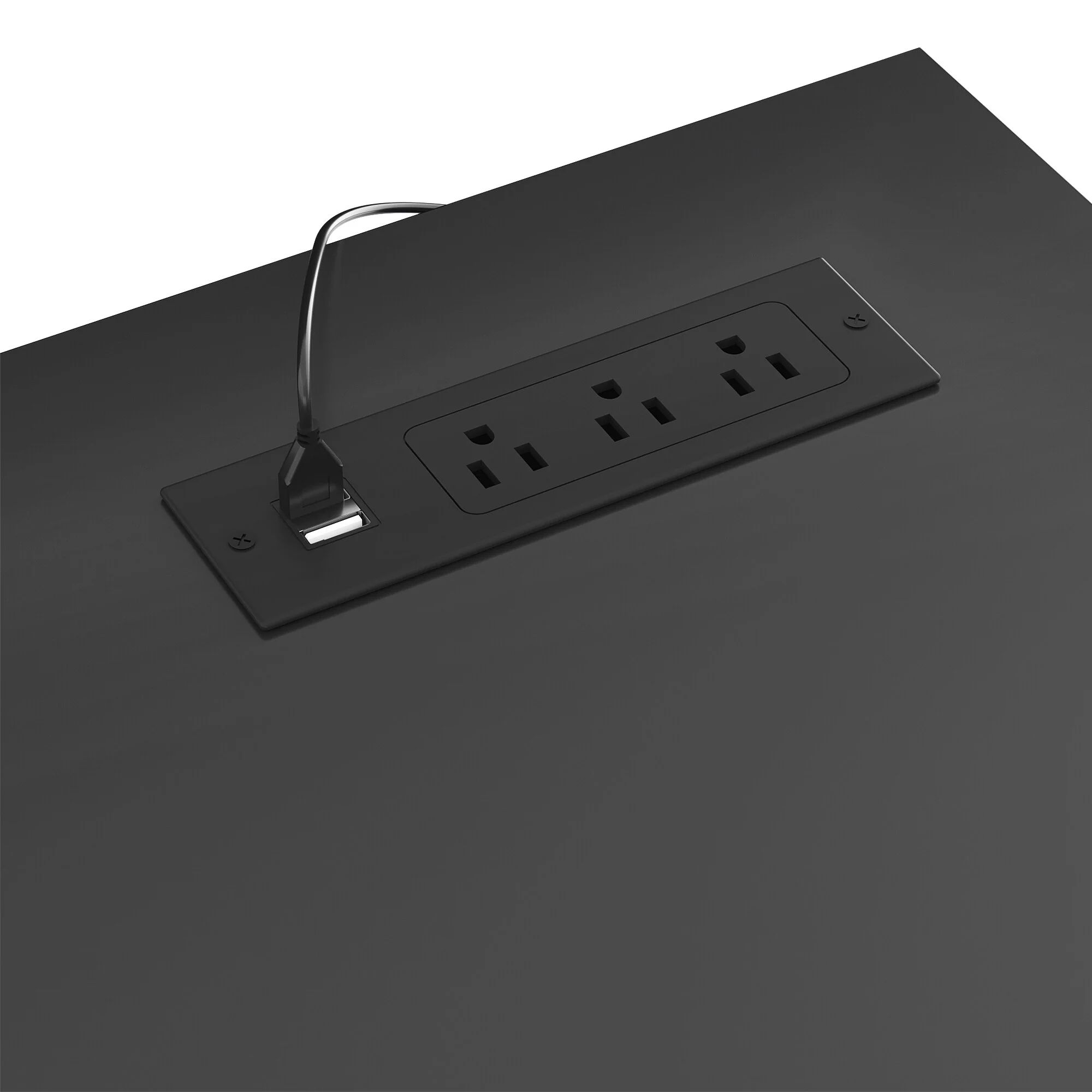 Chest of Drawers with LED Lights and Outlets,Wood Drawer Dresser for Clothes Storage