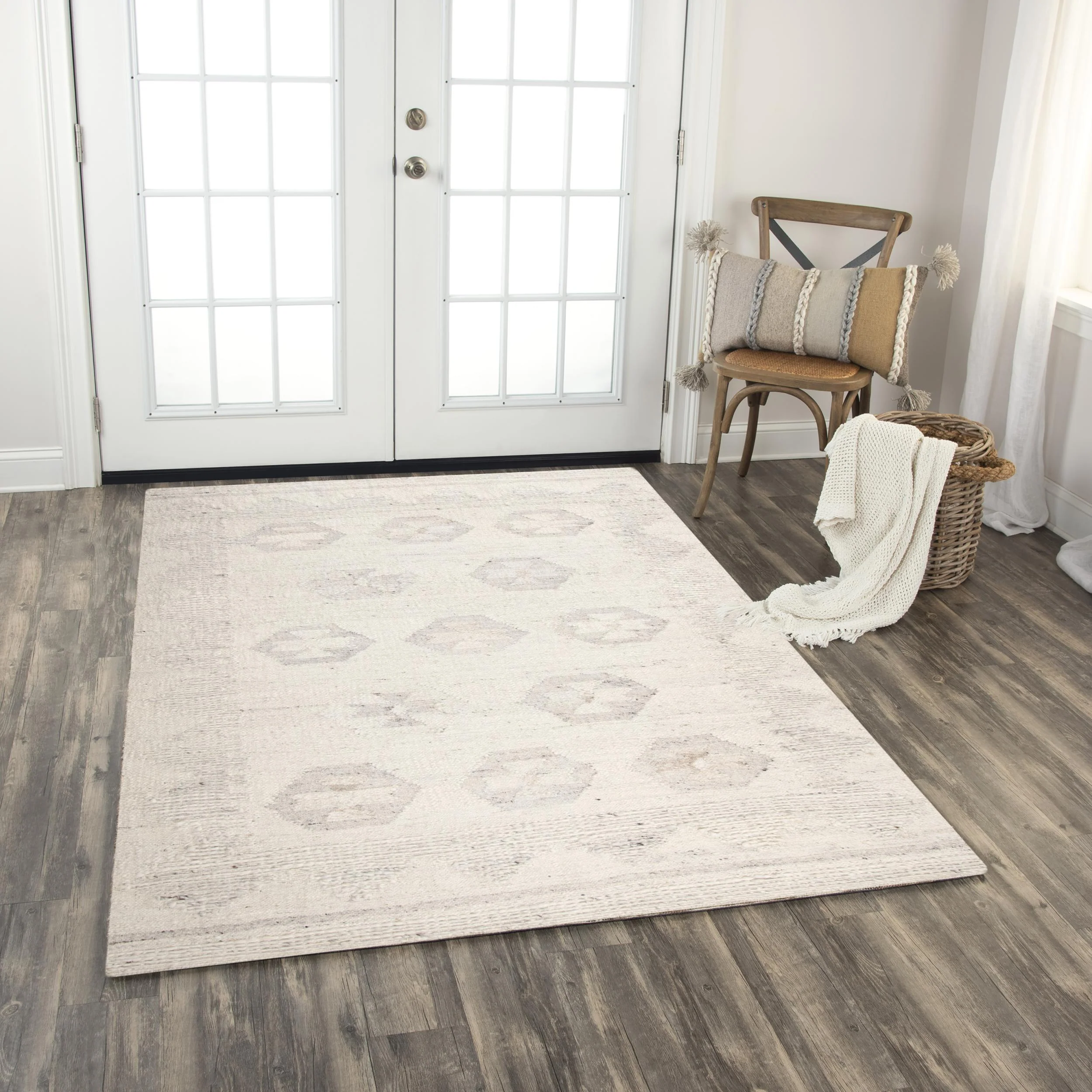 Kingsley Hand Woven Geometric Area Rug