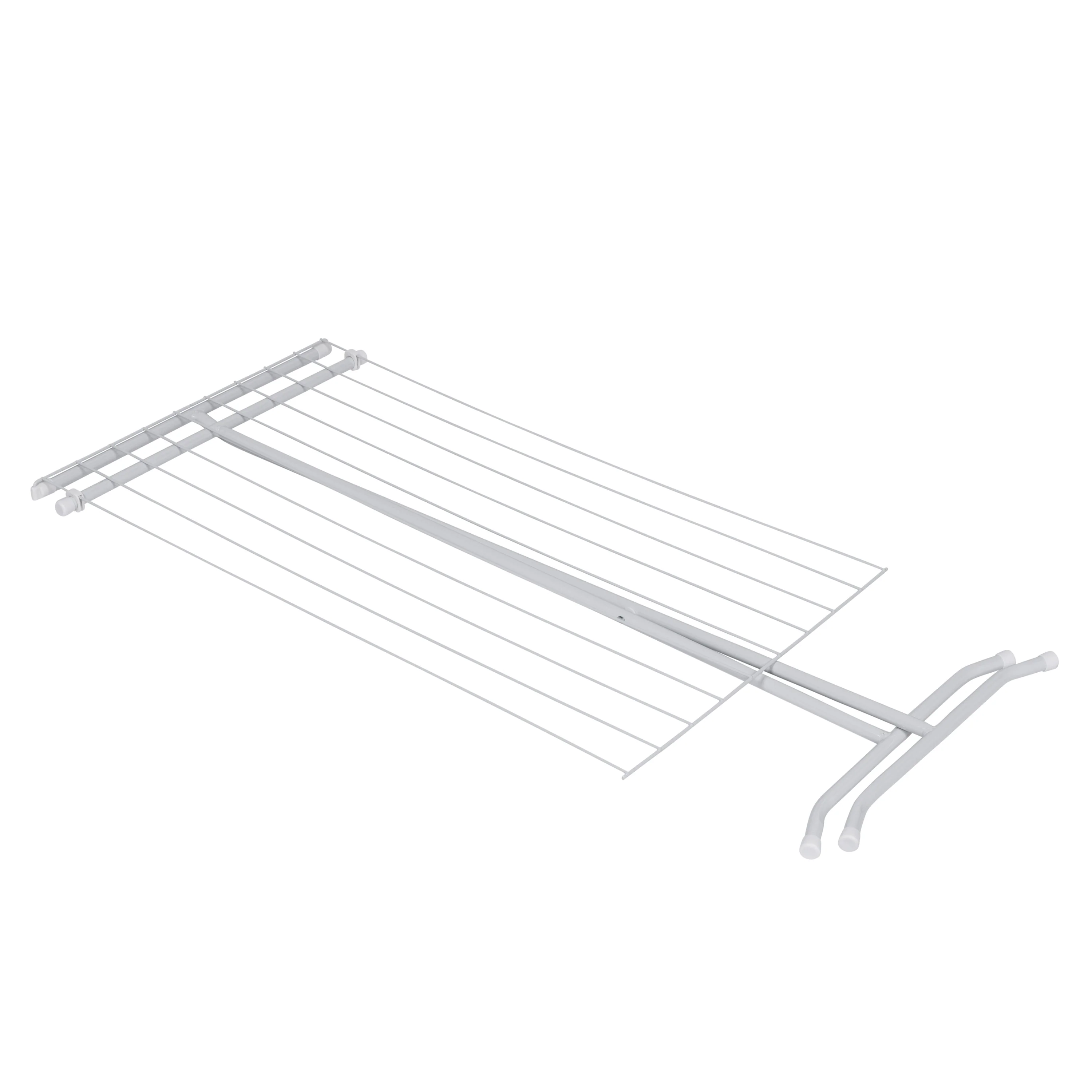 Honey-Can-Do White Steel X-Frame Folding Clothes Drying Rack