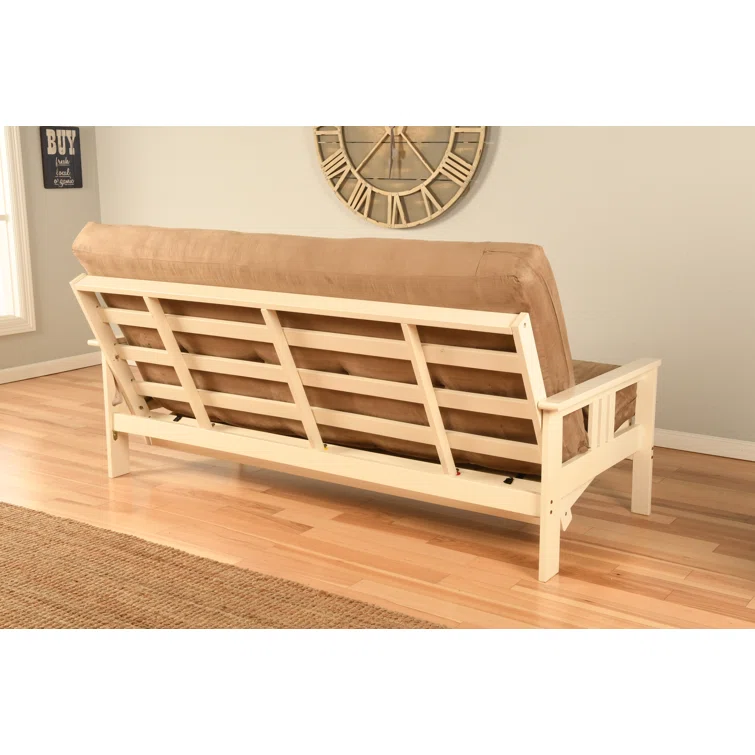 Stratford Full-Size Futon Frame Includes Storage Drawers and Mattress