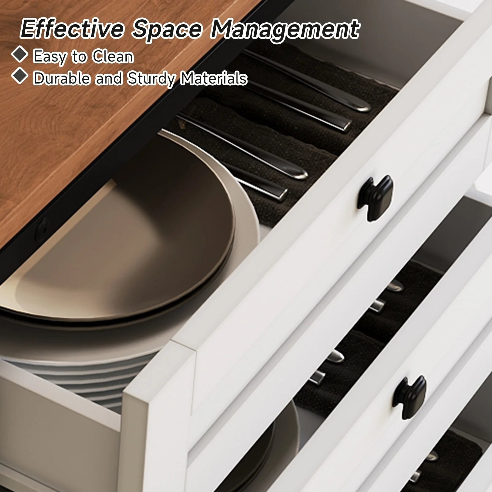 Romision Buffet Sideboard Cabinet with Doors