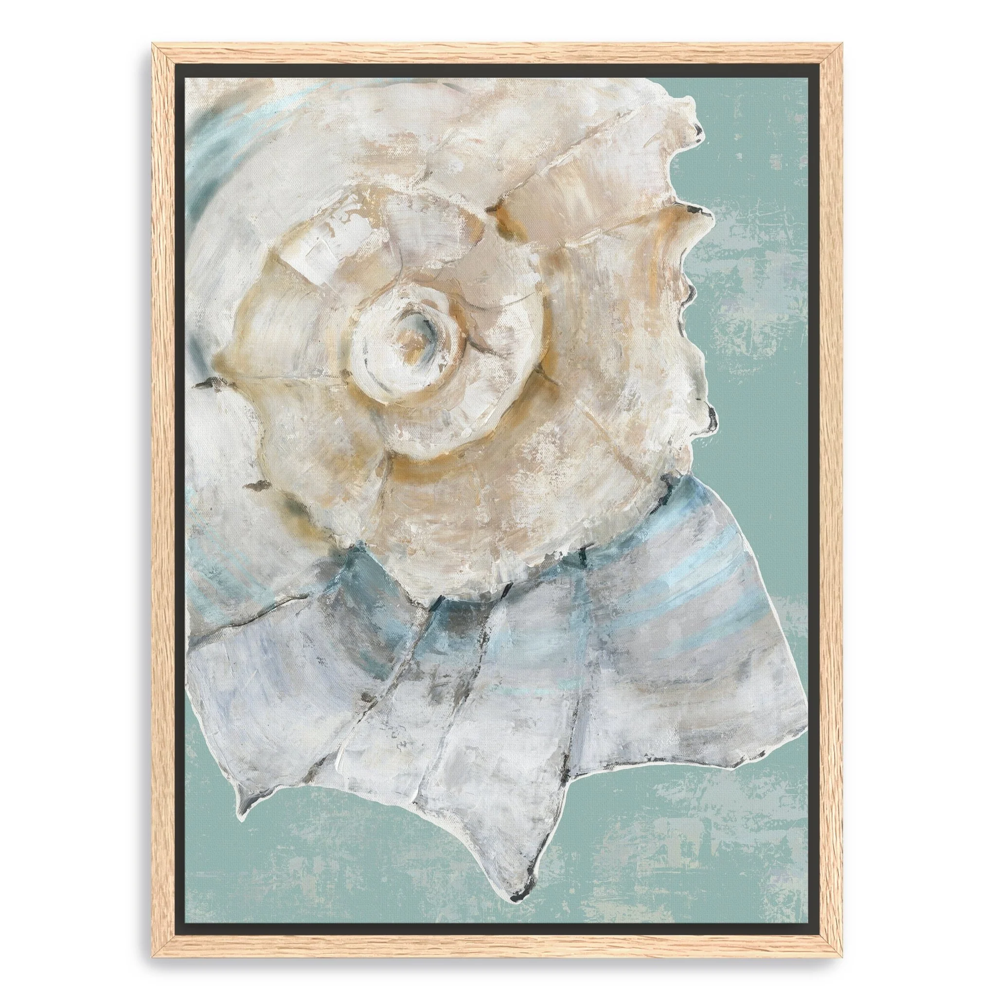 Pastel Shell I Canvas Giclee Wall Art