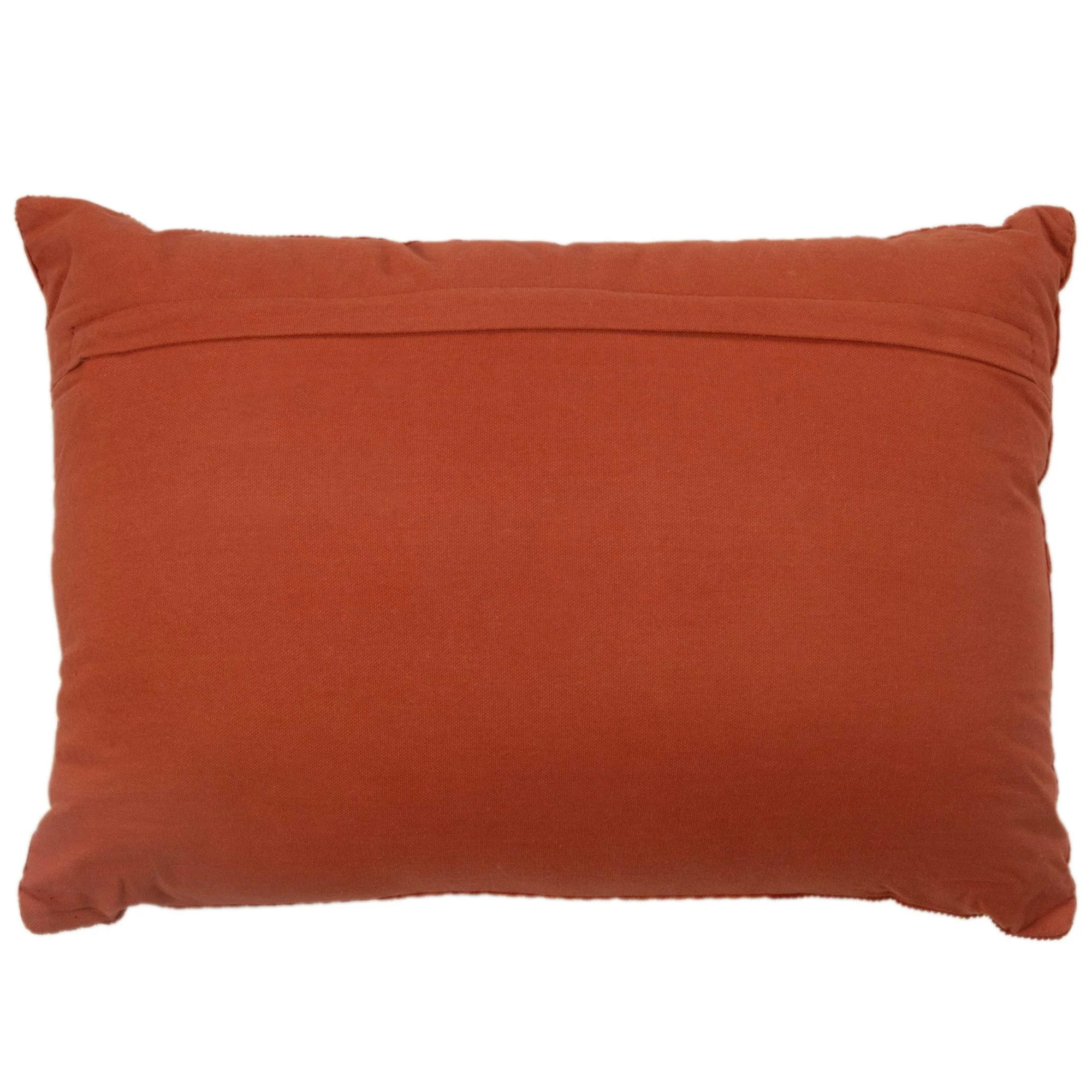 Woven 100% Cotton Solid Decorative Throw Pillow