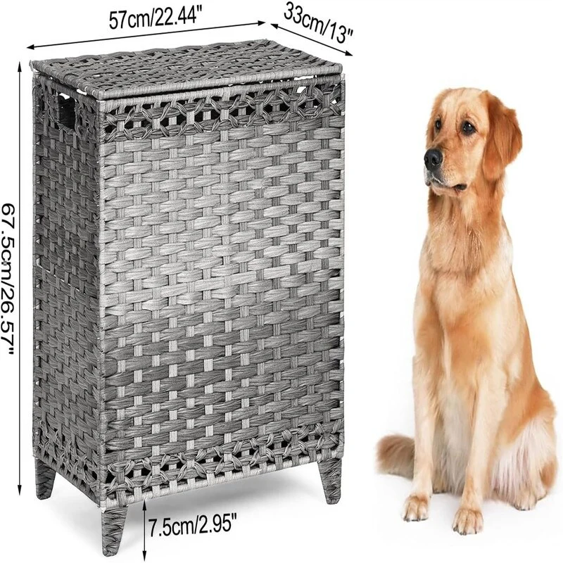 Laundry Hamper with 2 Removable