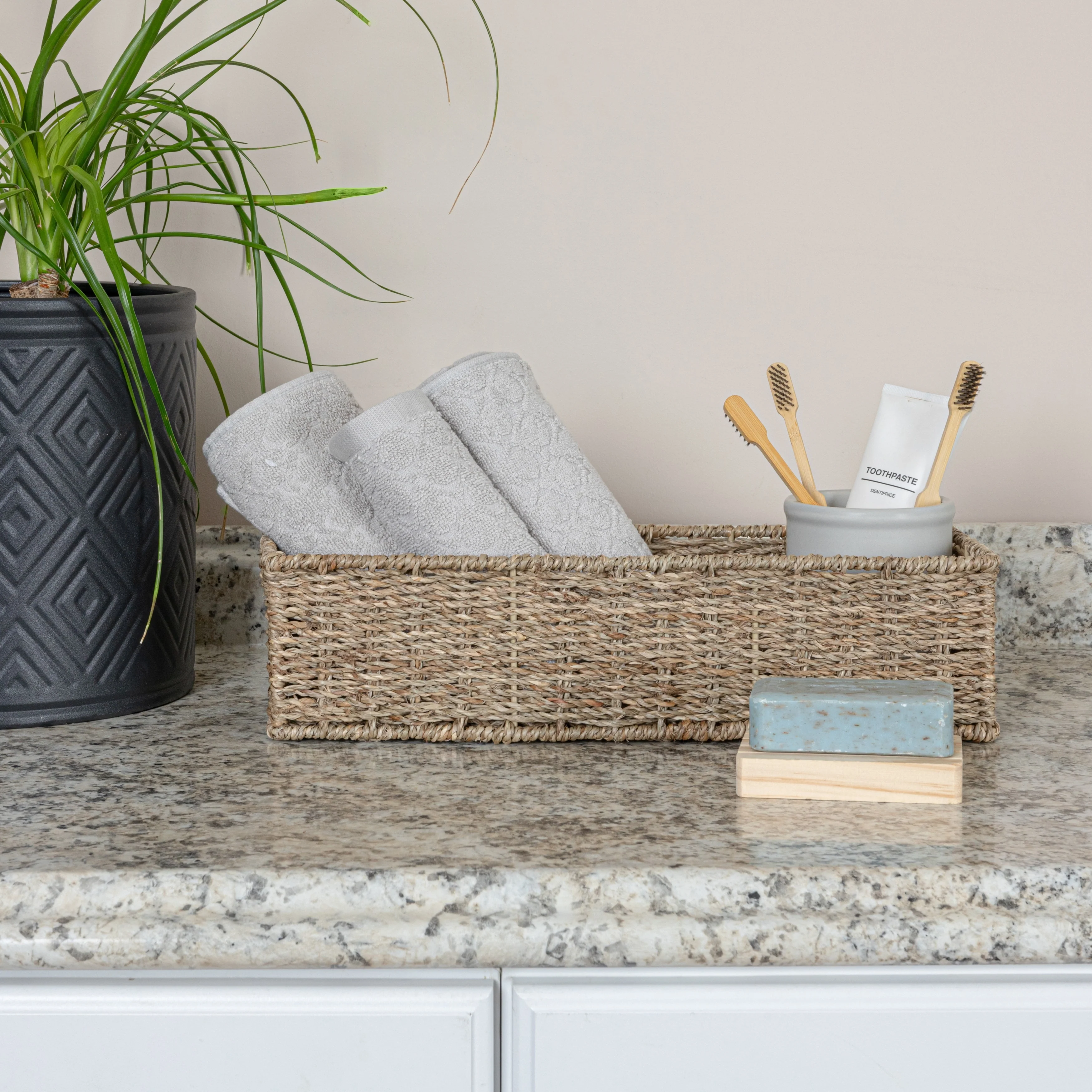 Household Essentials Woven Storage Basket