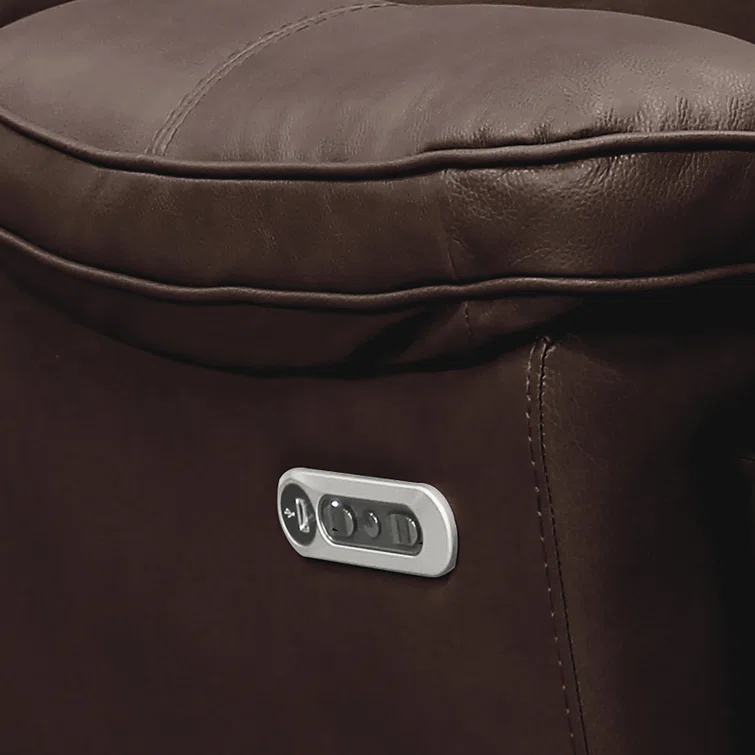 Milladore 86'' Leather Power Reclining Sofa