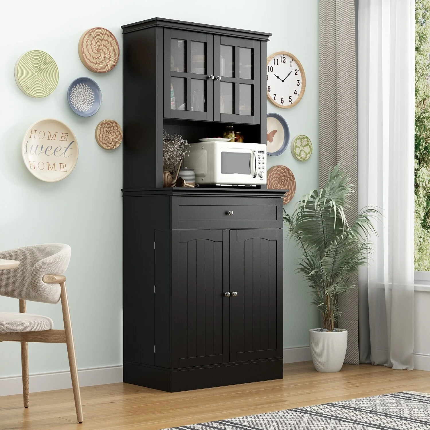 Freestanding Kitchen Pantry, Kitchen Cupboard Storage Cabinets