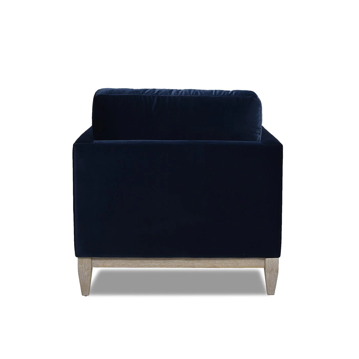 Contour Velvet Upholstered Accent Chair with Removable and Reversible Back