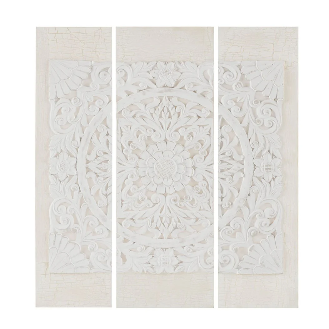 3-Piece Dimensional Resin Canvas Wall Art Set